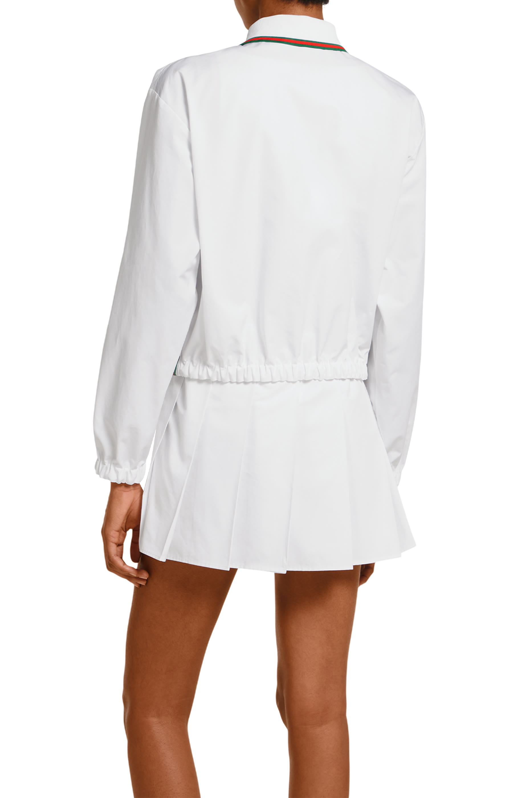 Drawstring Cotton Poplin Shirt