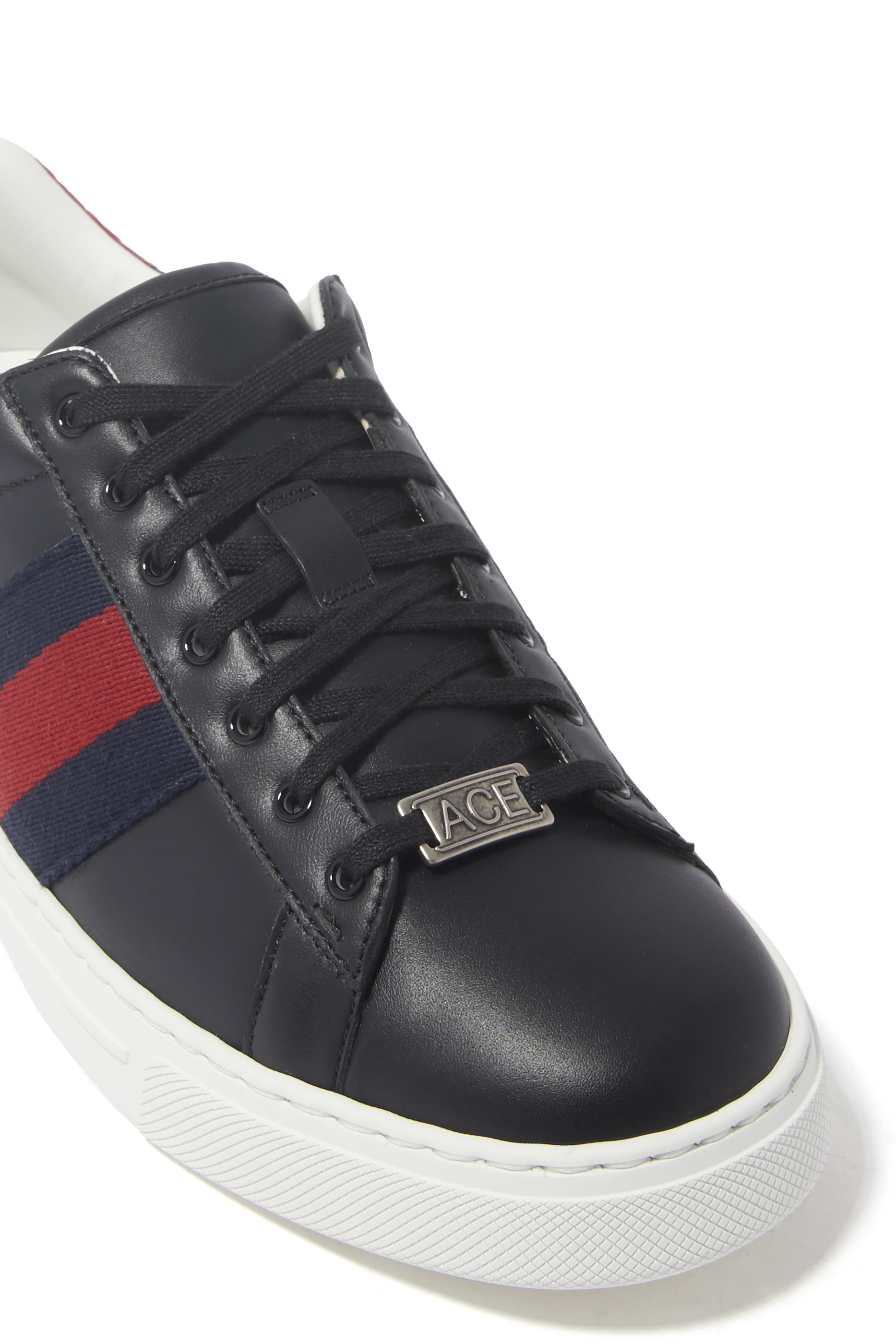 Ace Low-Top Leather Sneakers