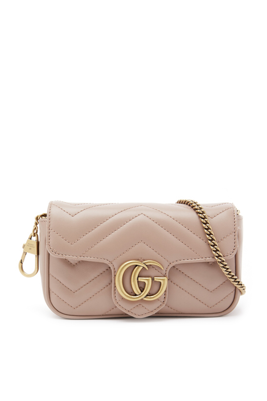 GG Marmont Matelass&eacute; Leather Super Mini Bag