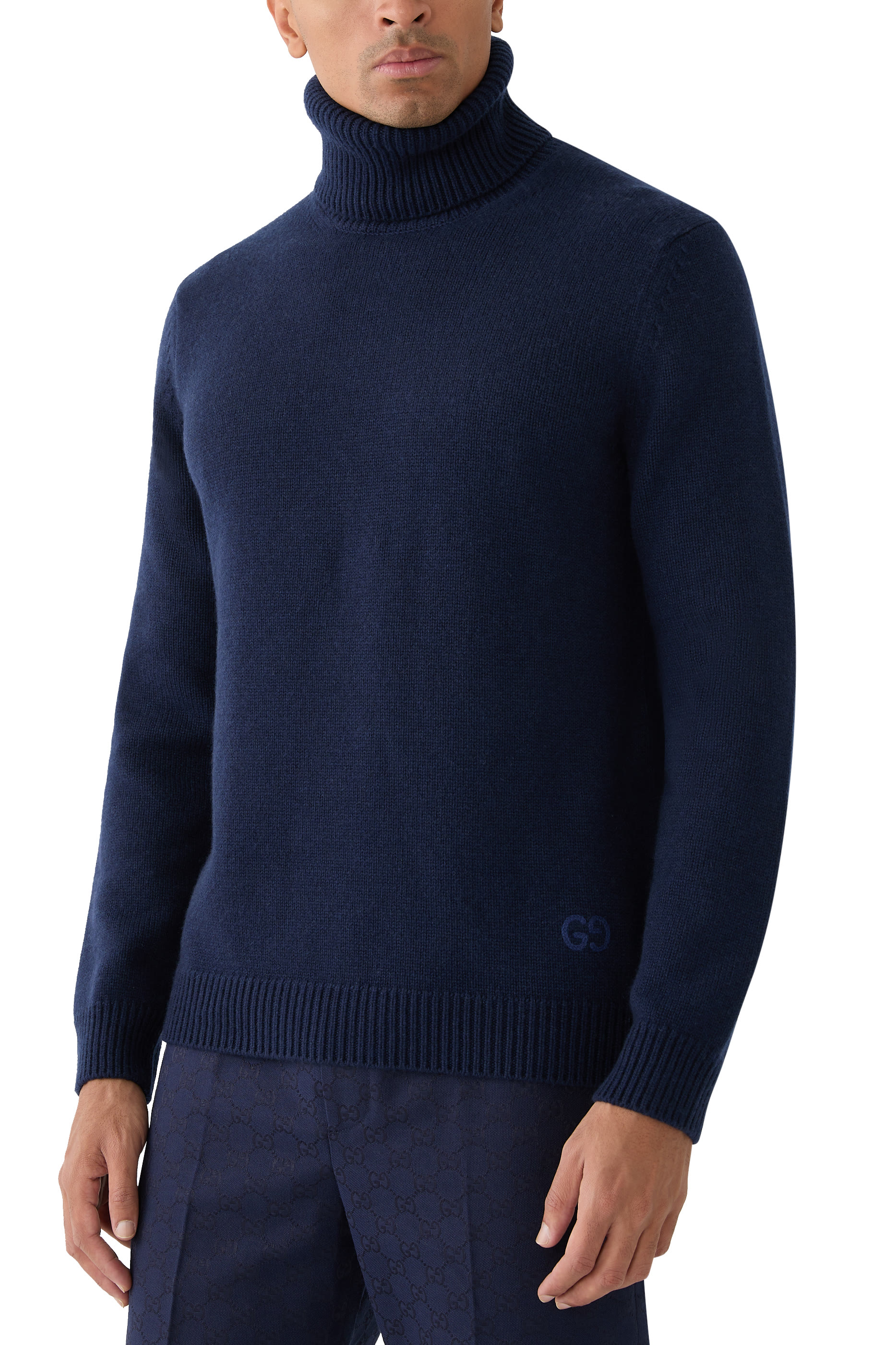  Cashmere Knit Turtleneck Sweater 