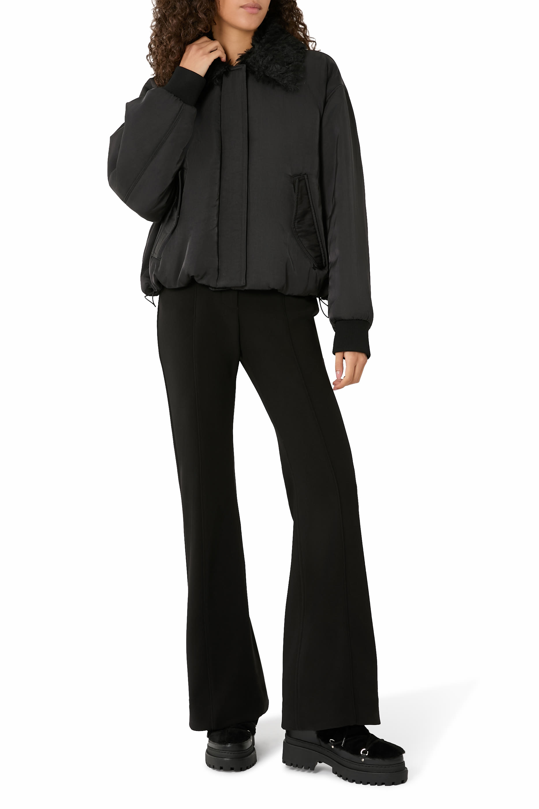 Kalea Compact Stretch Crepe Pants