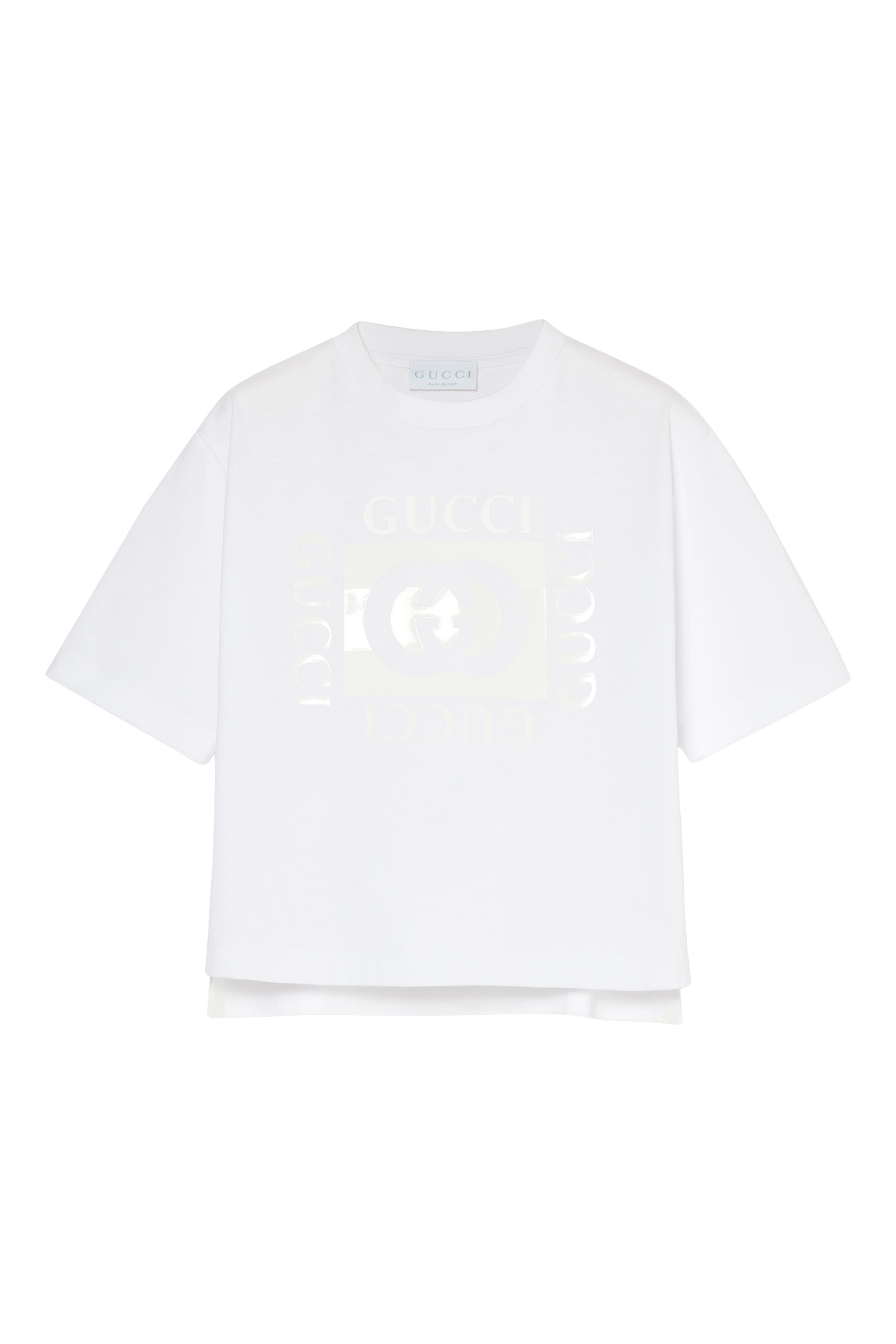 Kids Logo Cotton T-Shirt