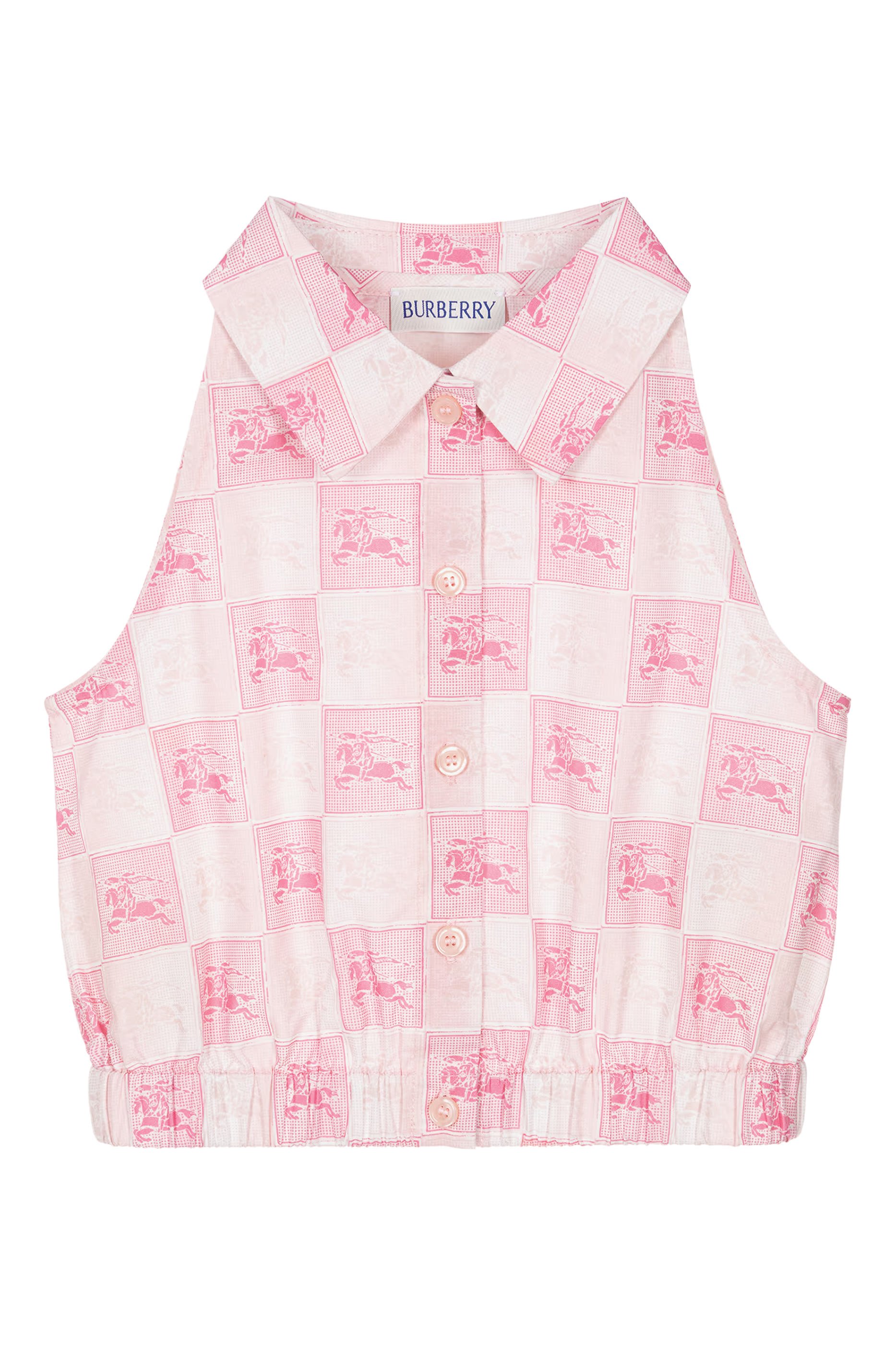 Kids EKD Checkerboard Cotton Shirt