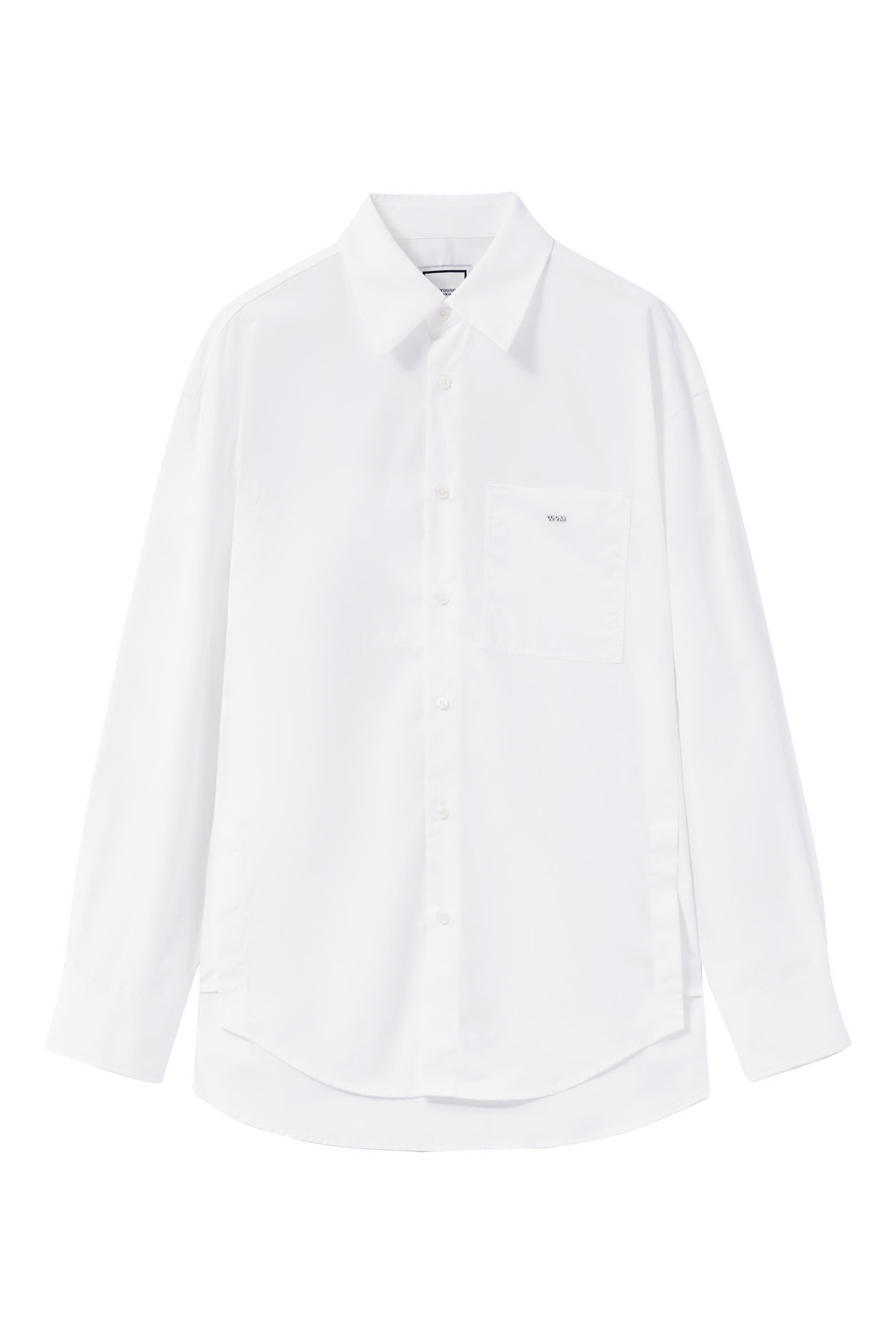  Mint Cotton Back Logo Check Shirt 