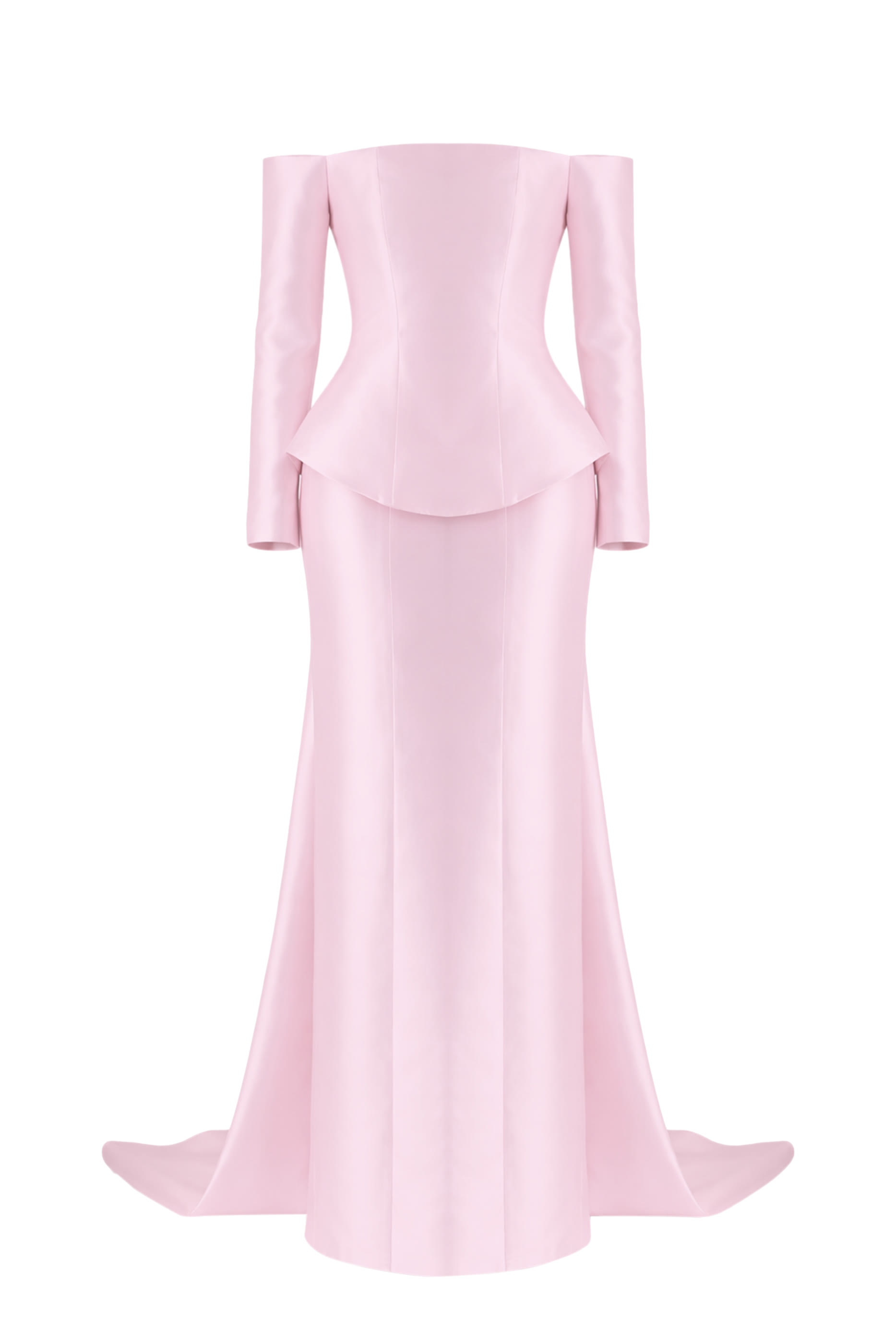 Mikado Off-Shoulder Gown