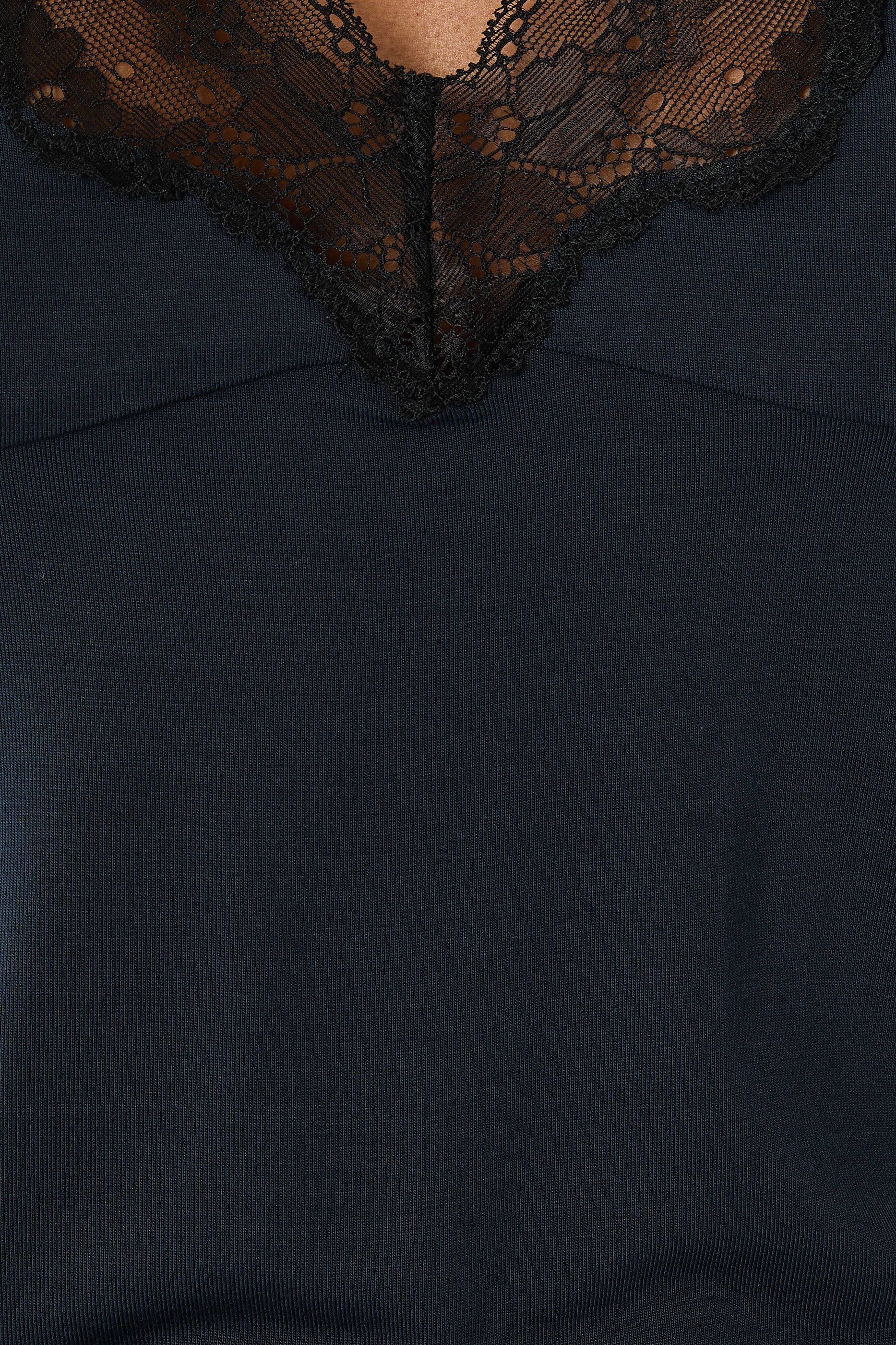  Jersey Lace Detail Cami Pyjama Set