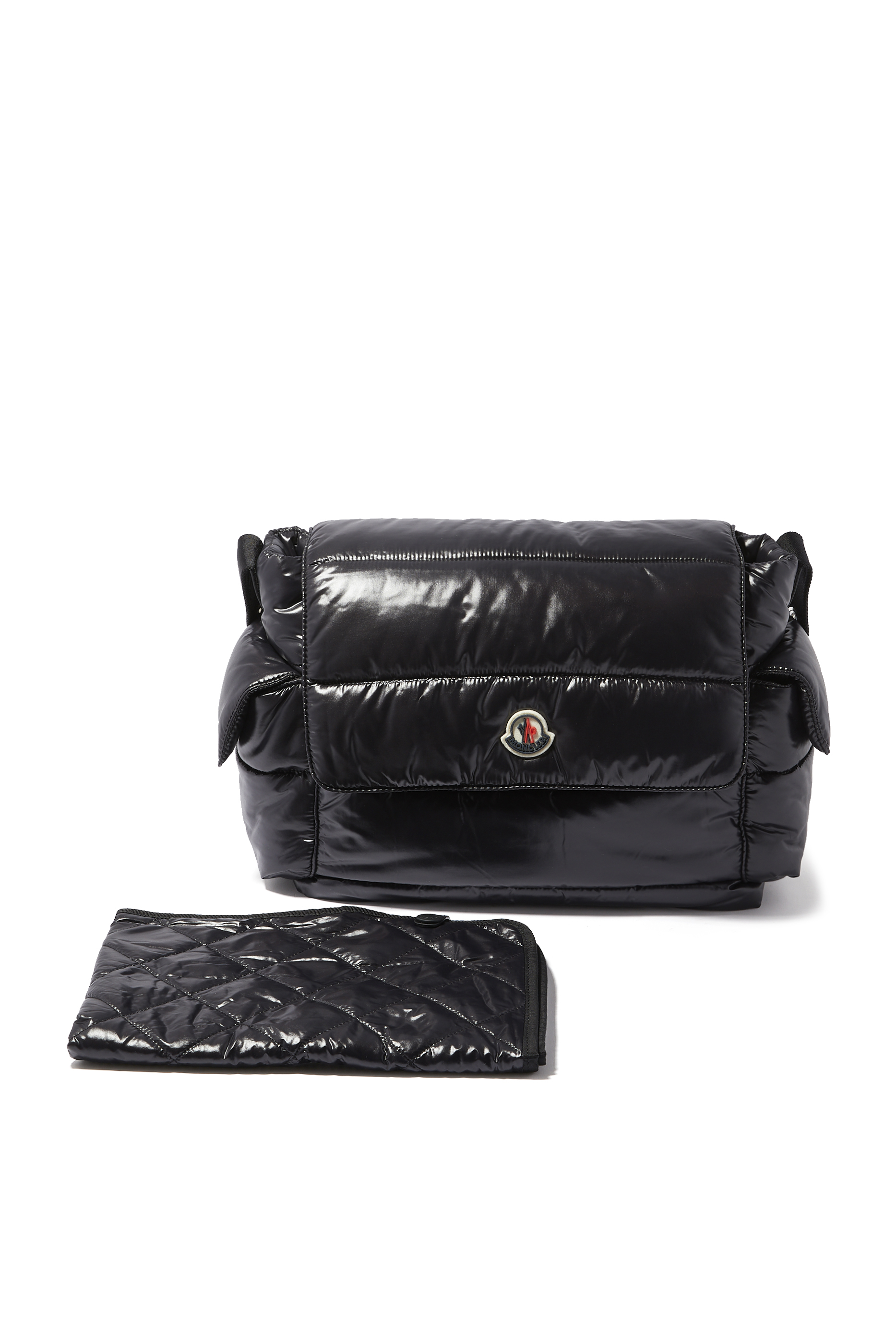 Nylon Laqu&egrave; Diaper Bag