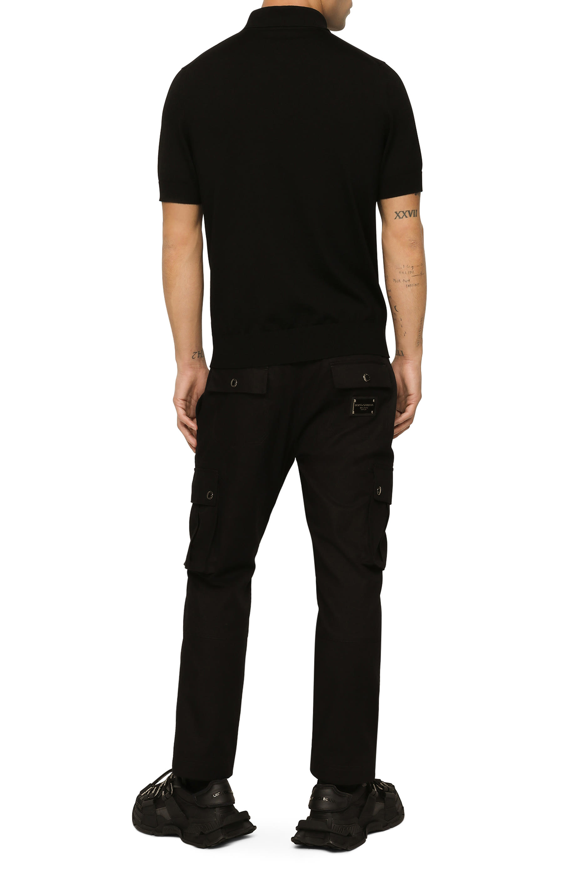 Logo Wool Polo Shirt