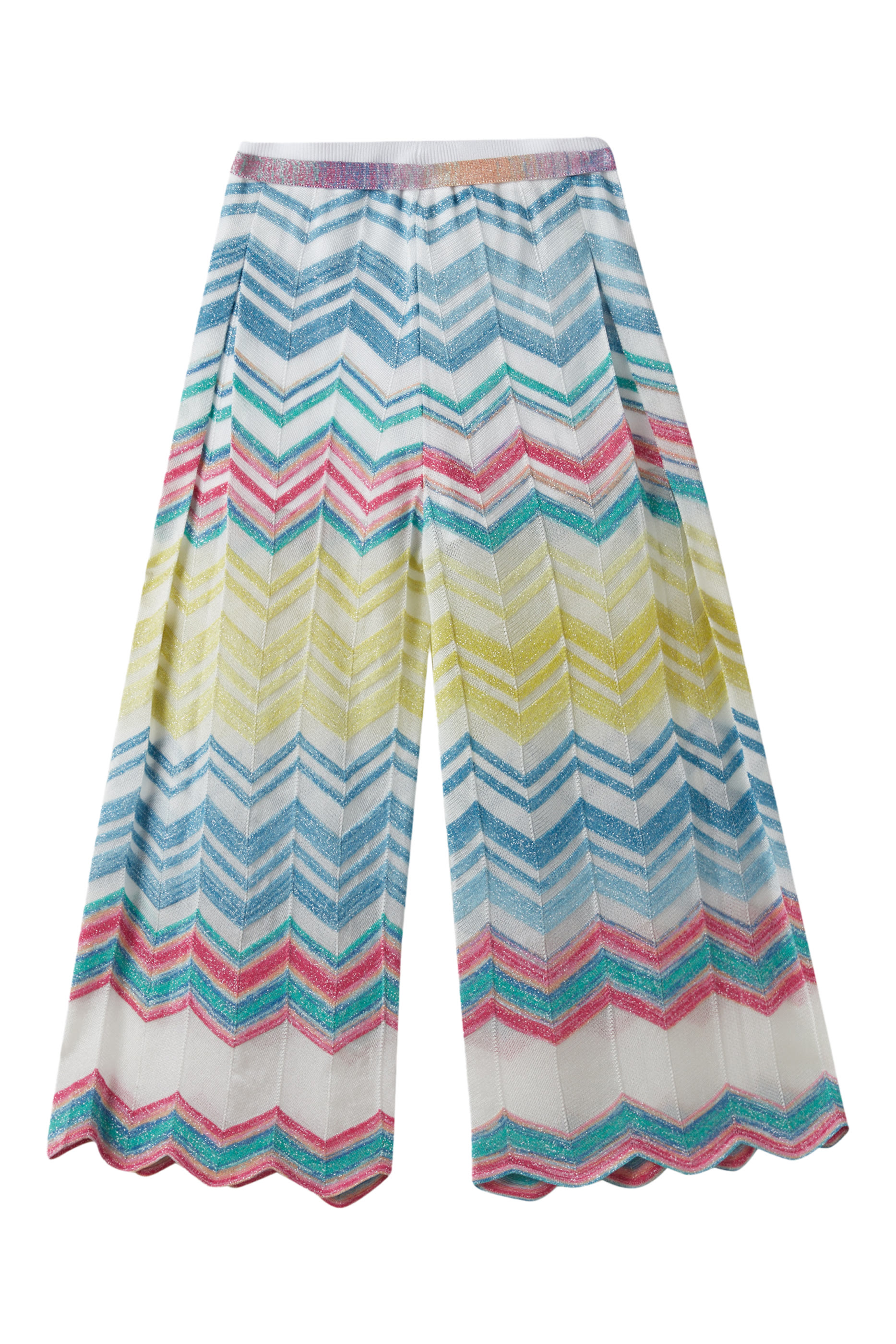 Kids Zigzag Knit Pants