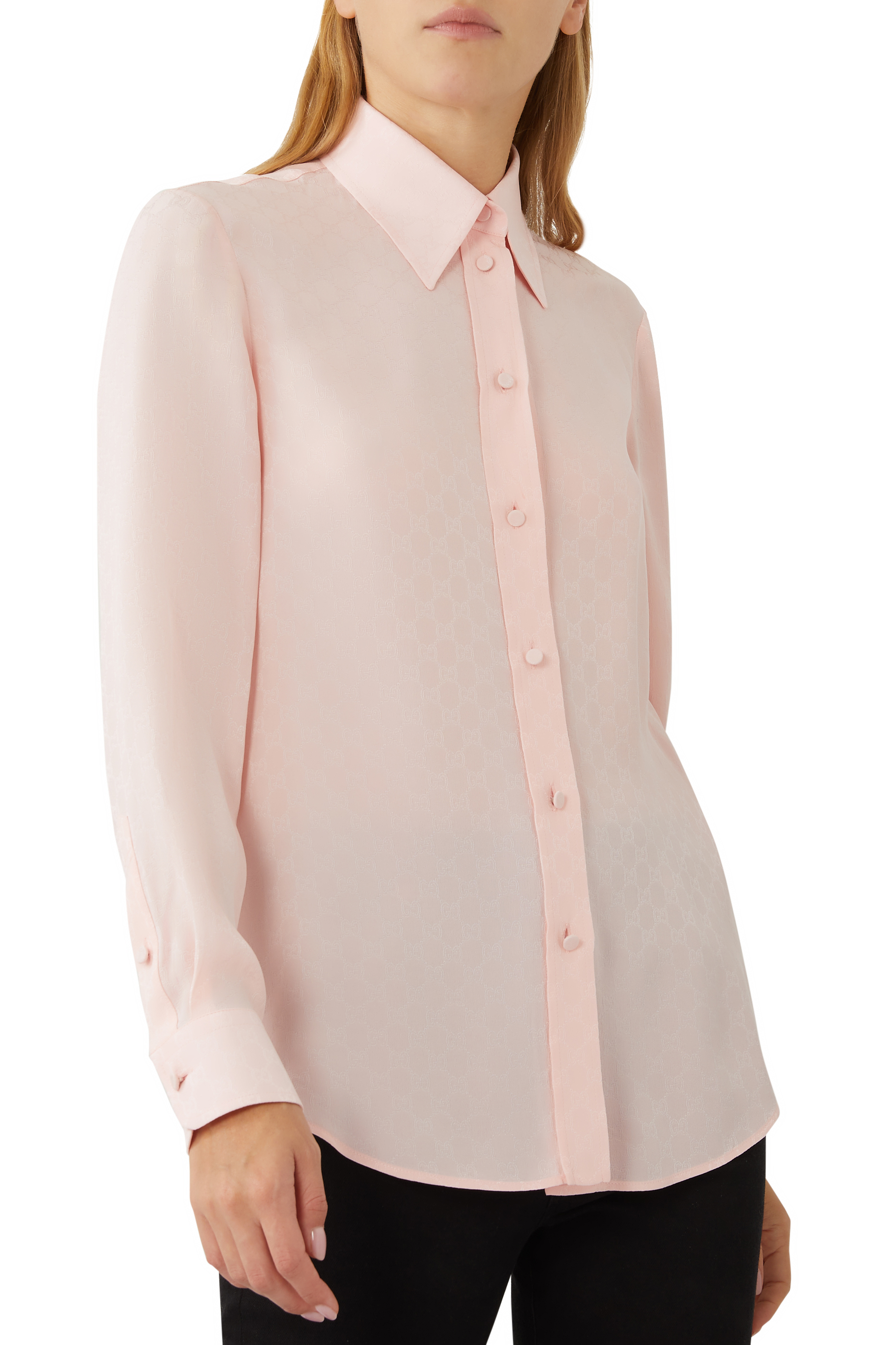 GG Silk Cr&ecirc;pe Shirt
