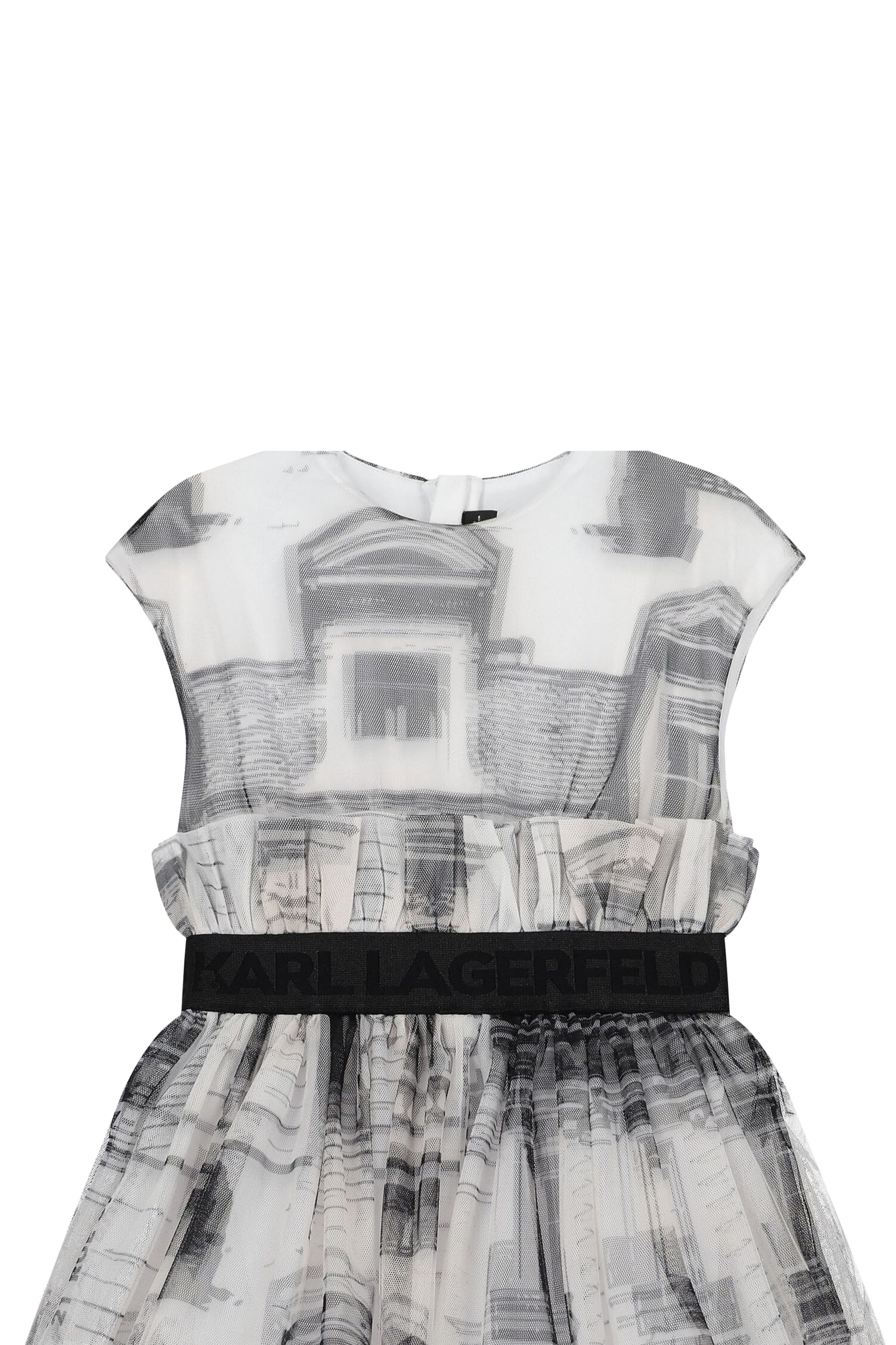 Kids  Sleeveless Tulle Dress