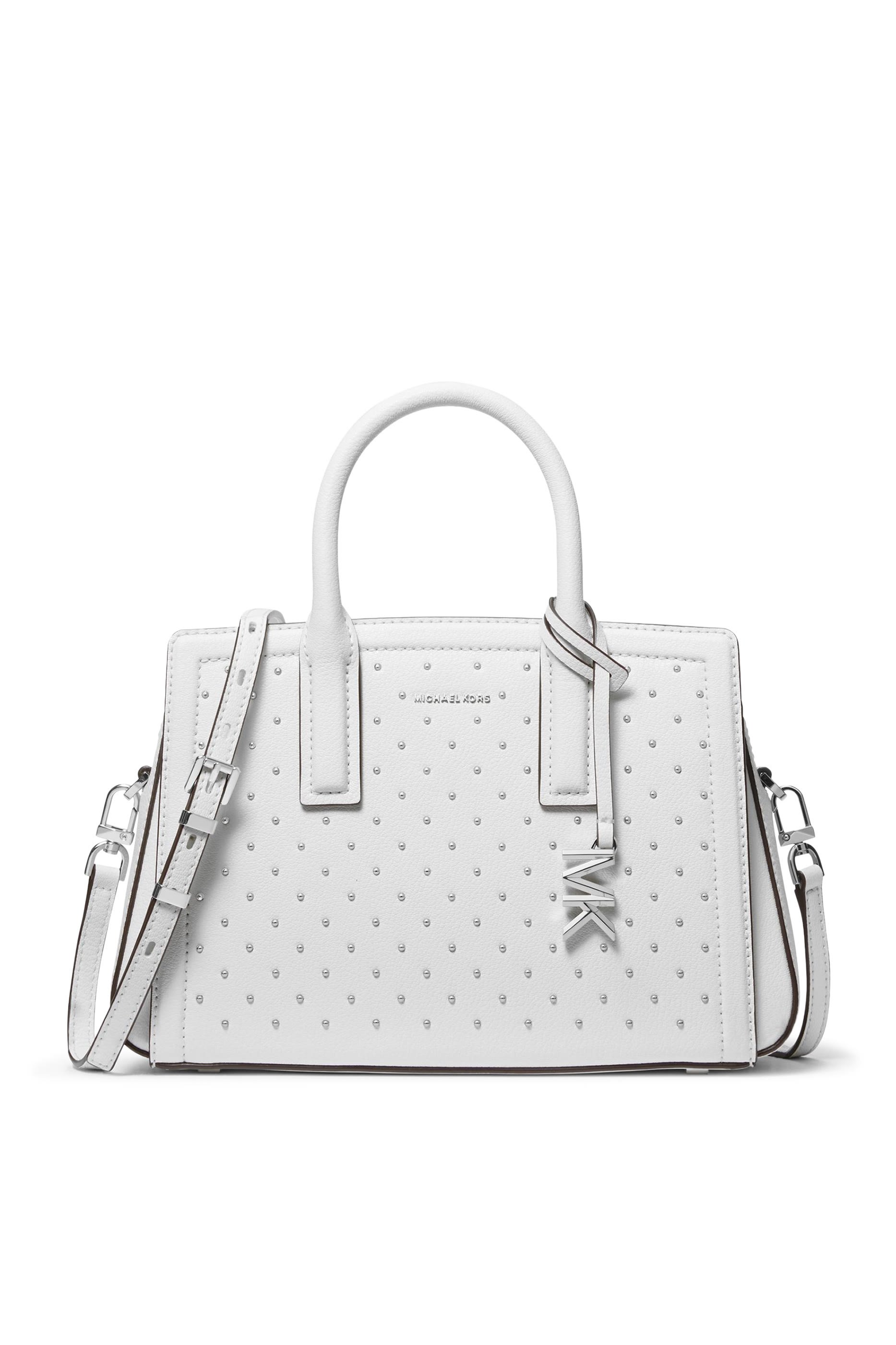 Laila Small Studded Leather Satchel