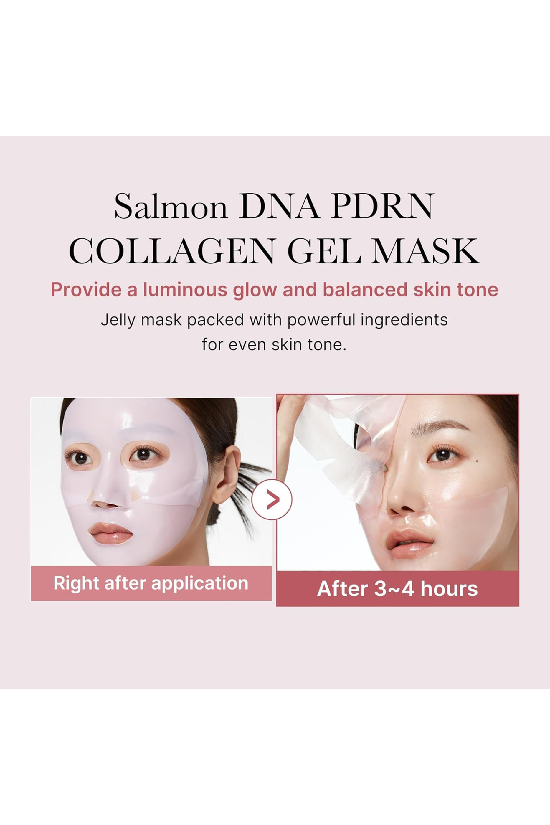 Salmon PDRN Pink Collagen Jelly Gel Mask 