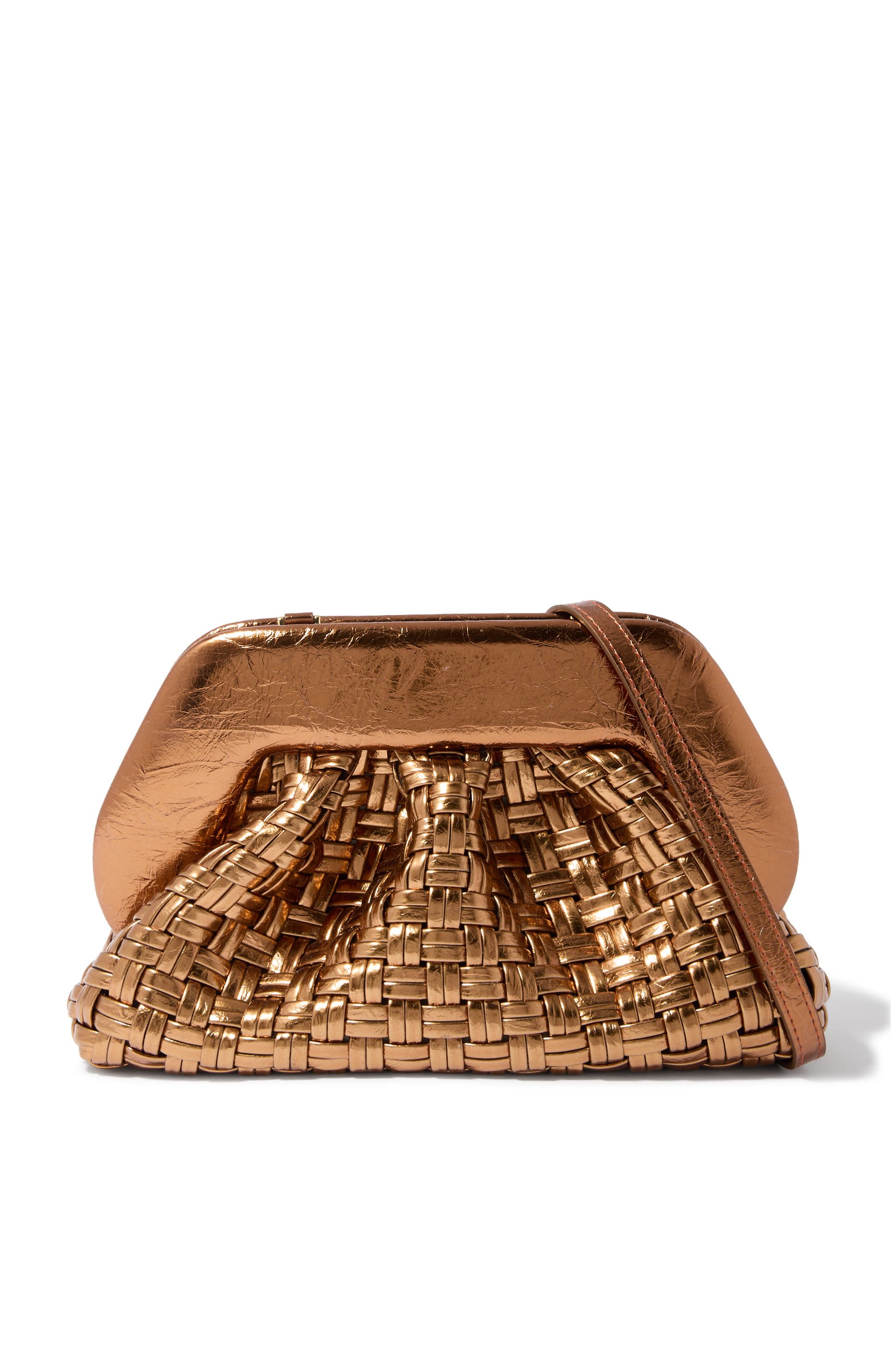 Tia Microweaved Laminated Clutch