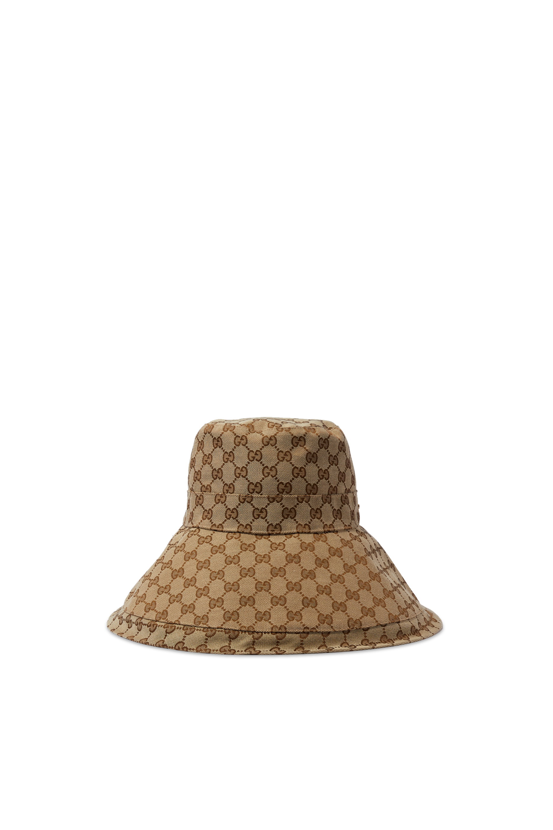 GG Canvas Wide Brim Hat
