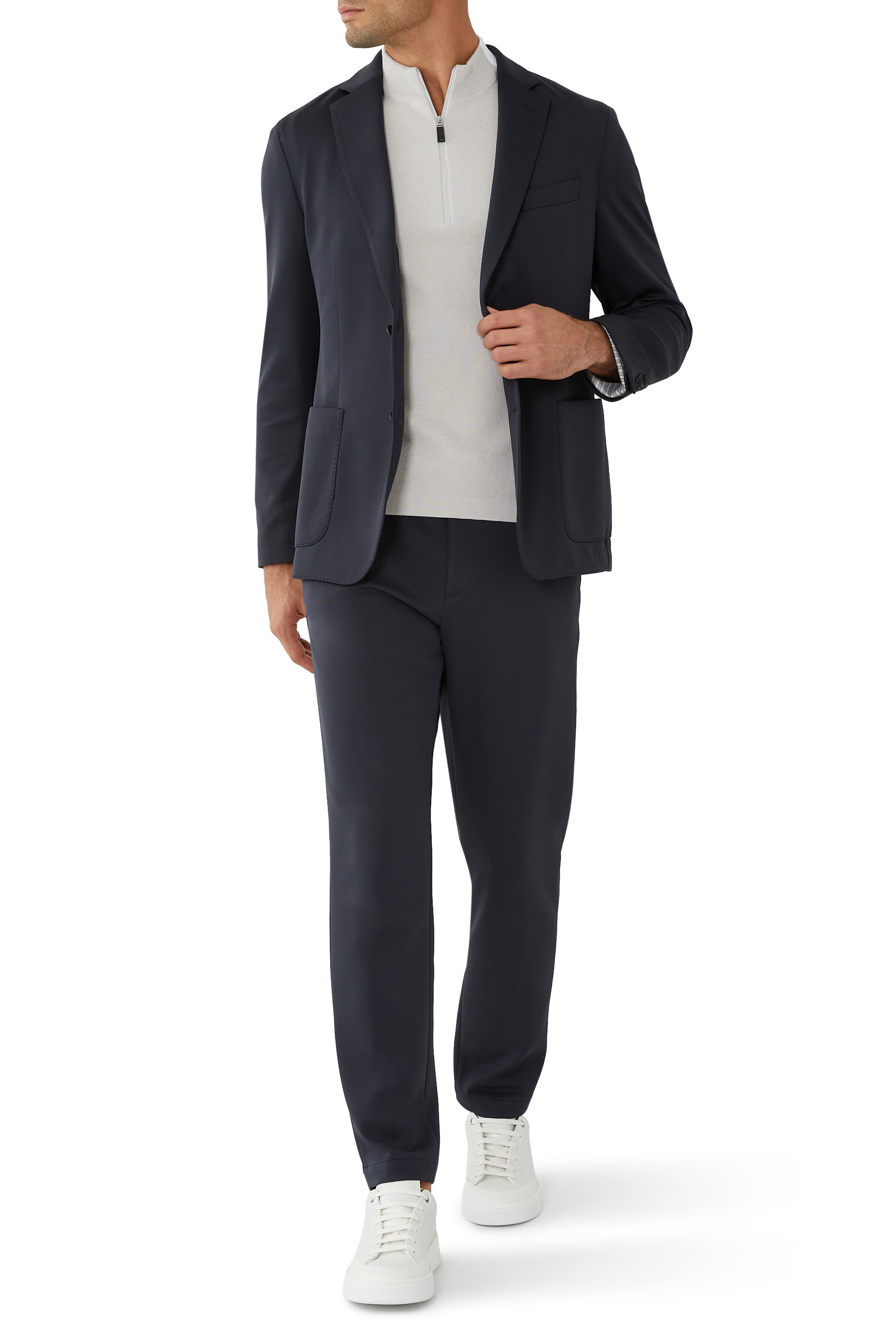 Zinos Zip-Neck Sweater