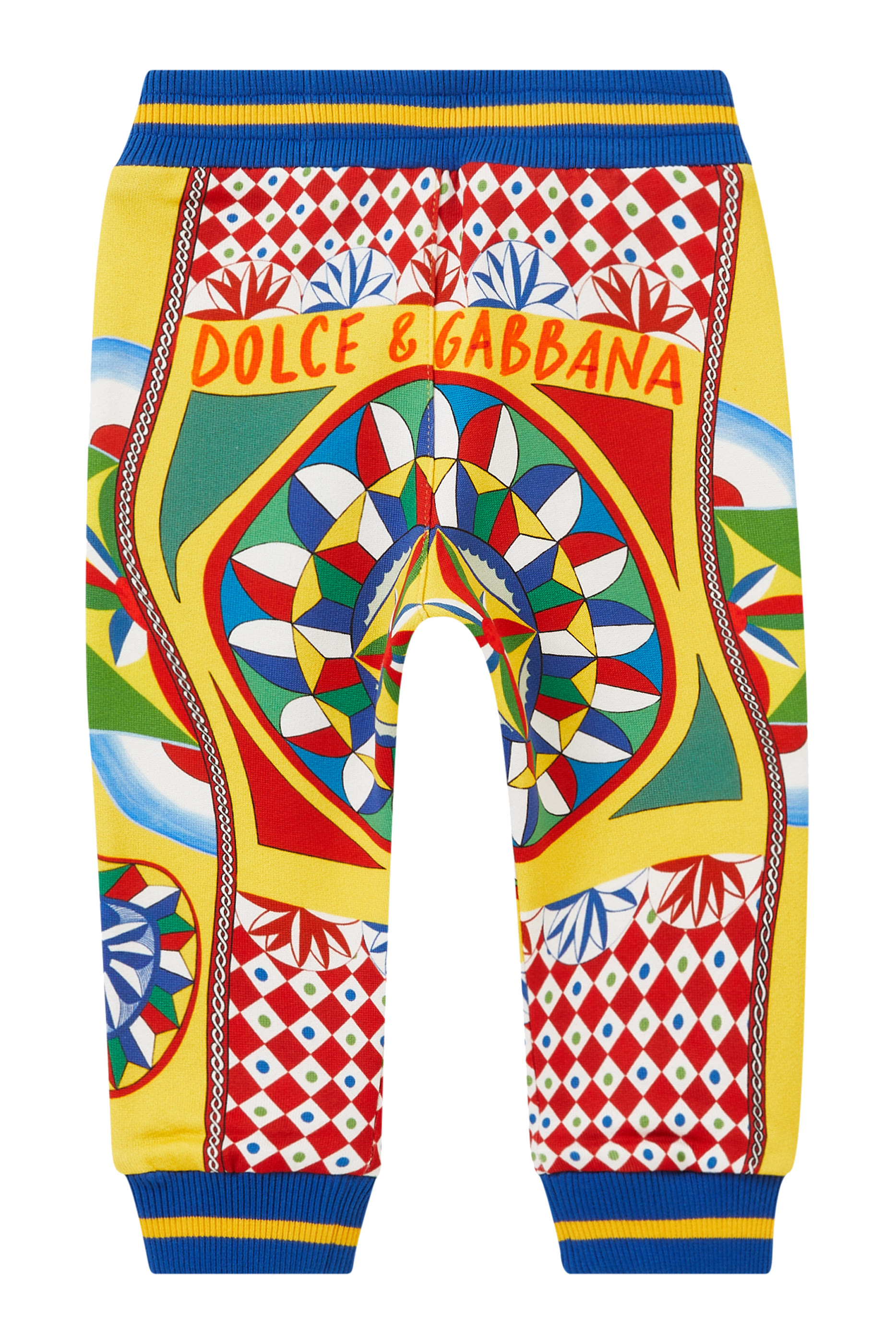 Kids Carretto Print Jersey Joggers