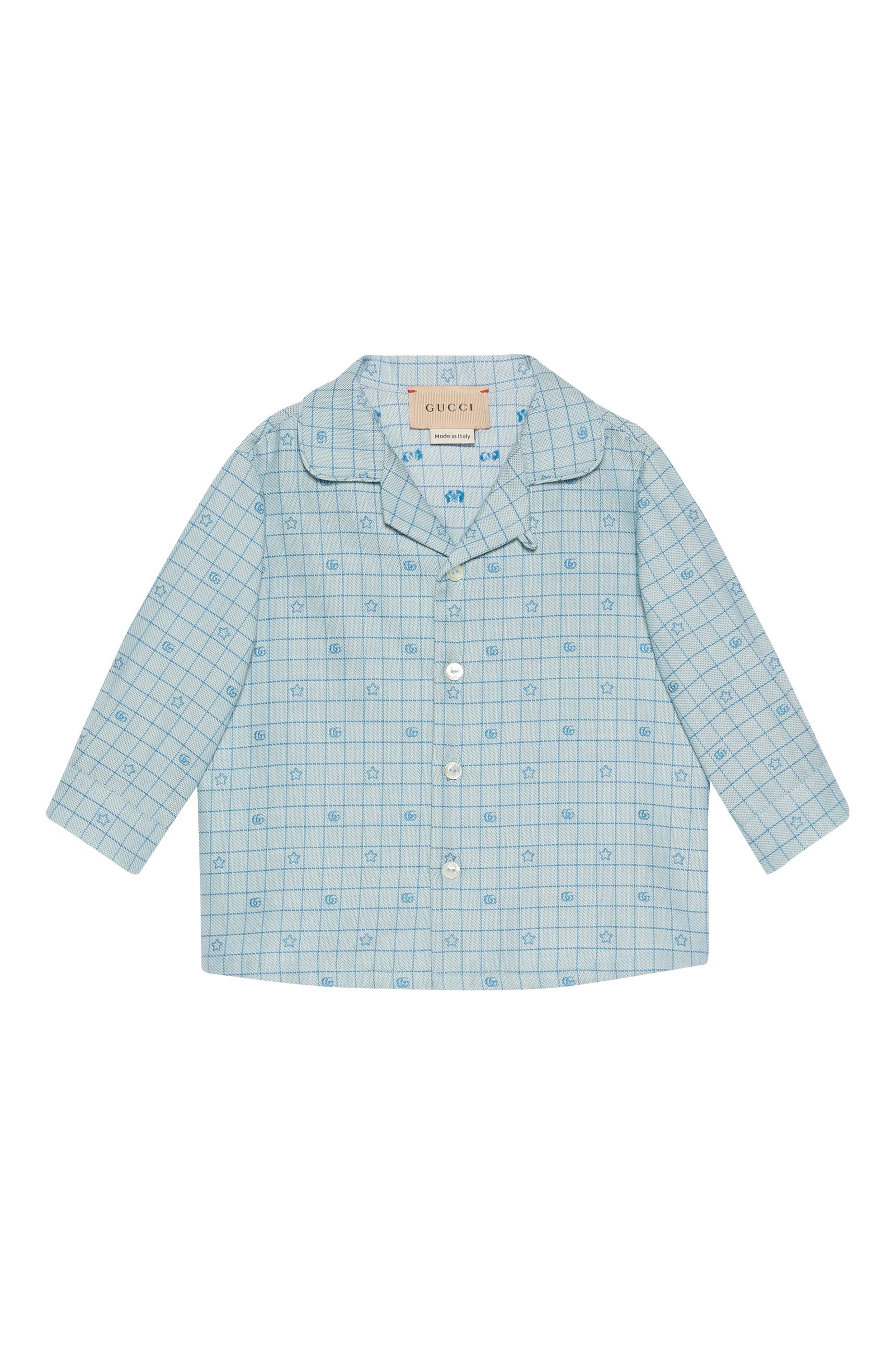 Kids Double G Cotton Shirt