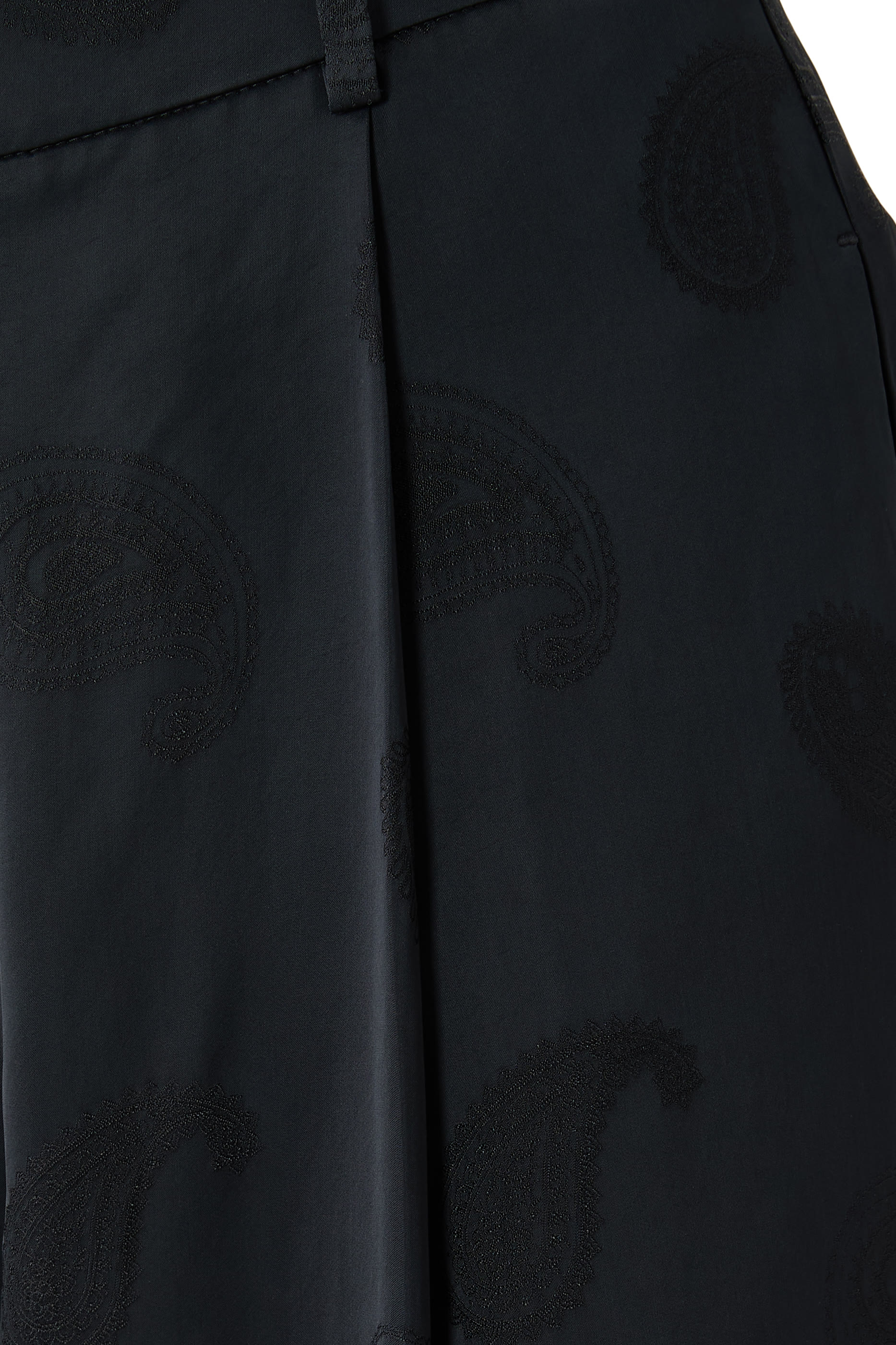 All-Over Paisley Palazzo Trousers