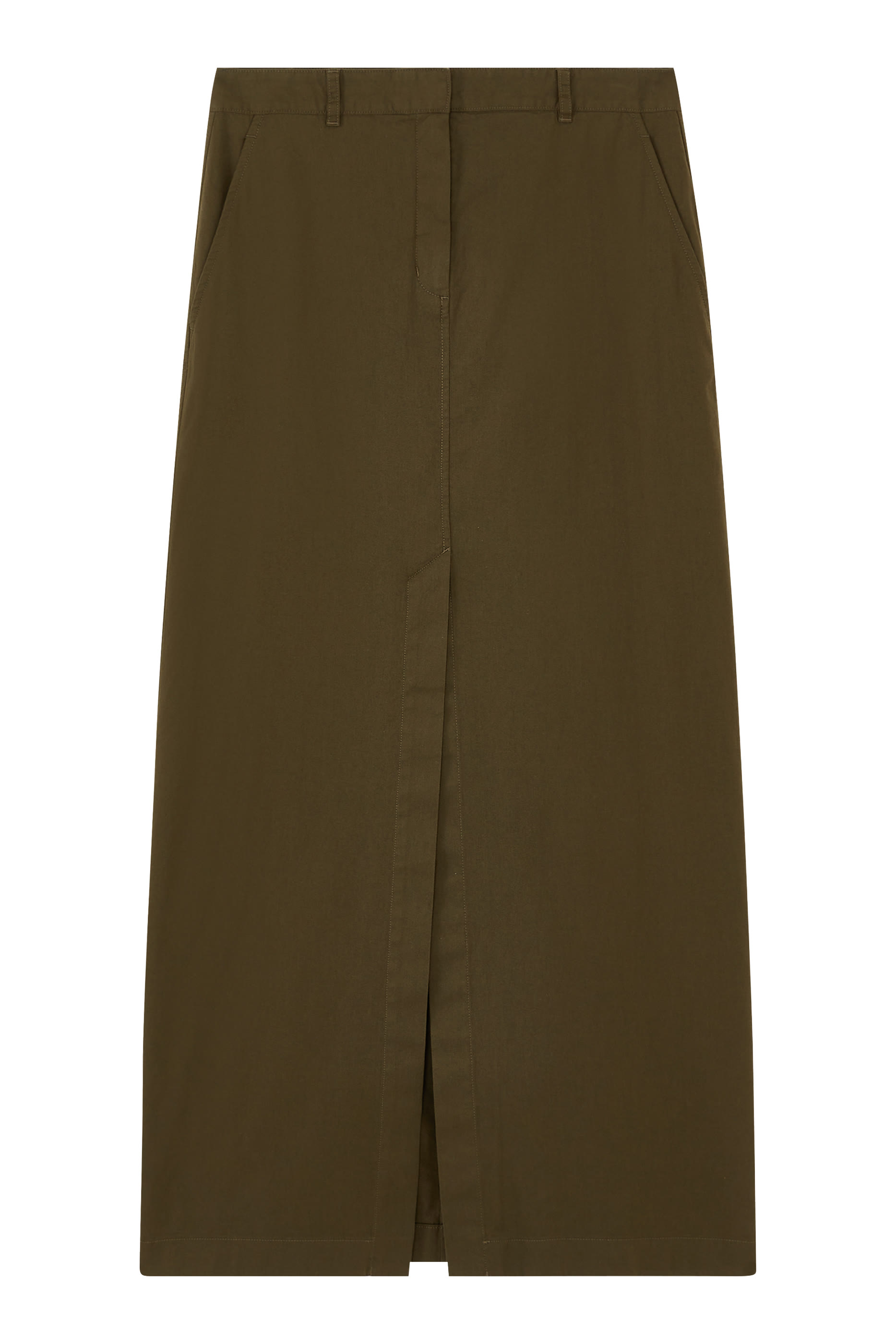 Front Vent Maxi Skirt
