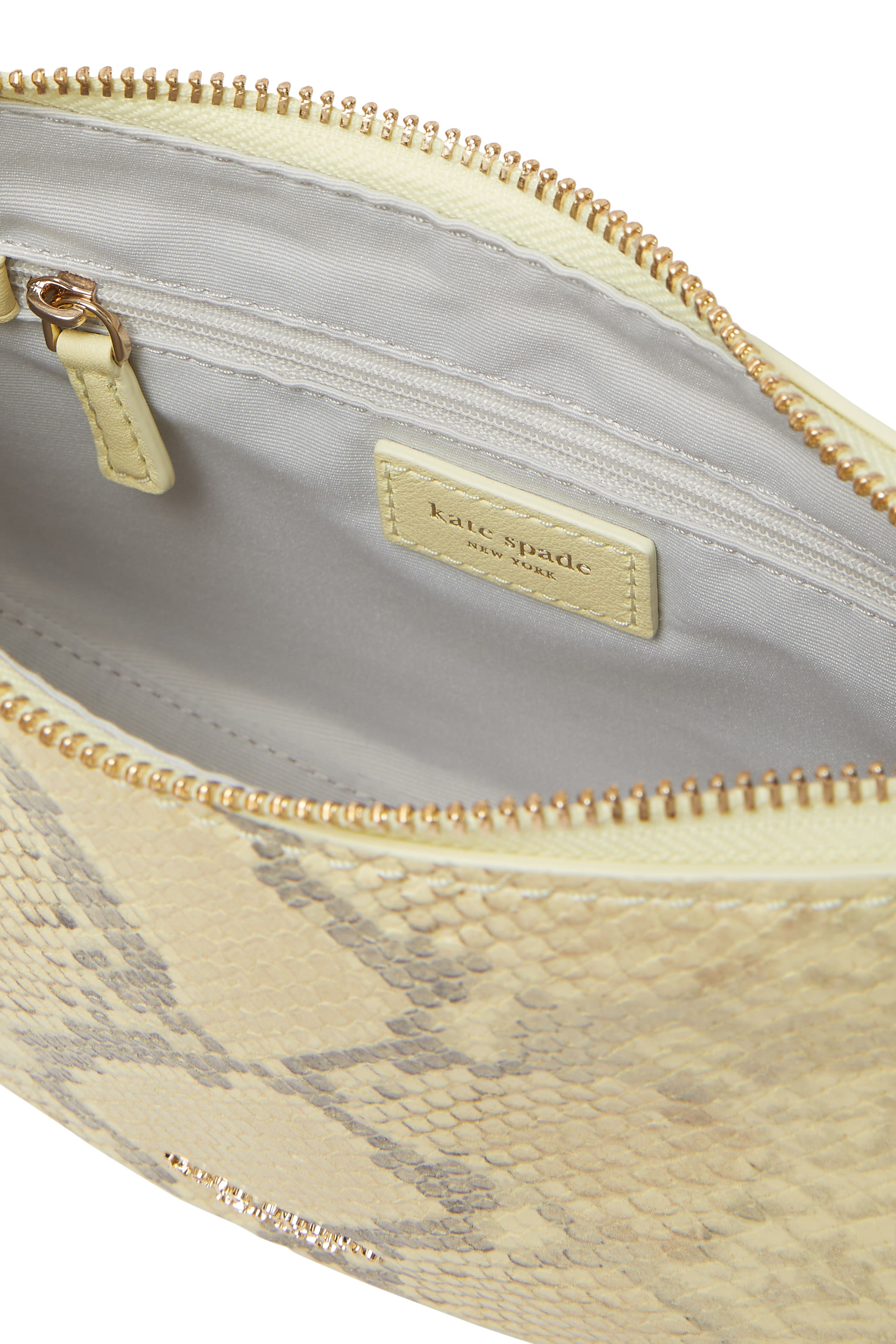 Loop Snake Embossed Crossbody Bag