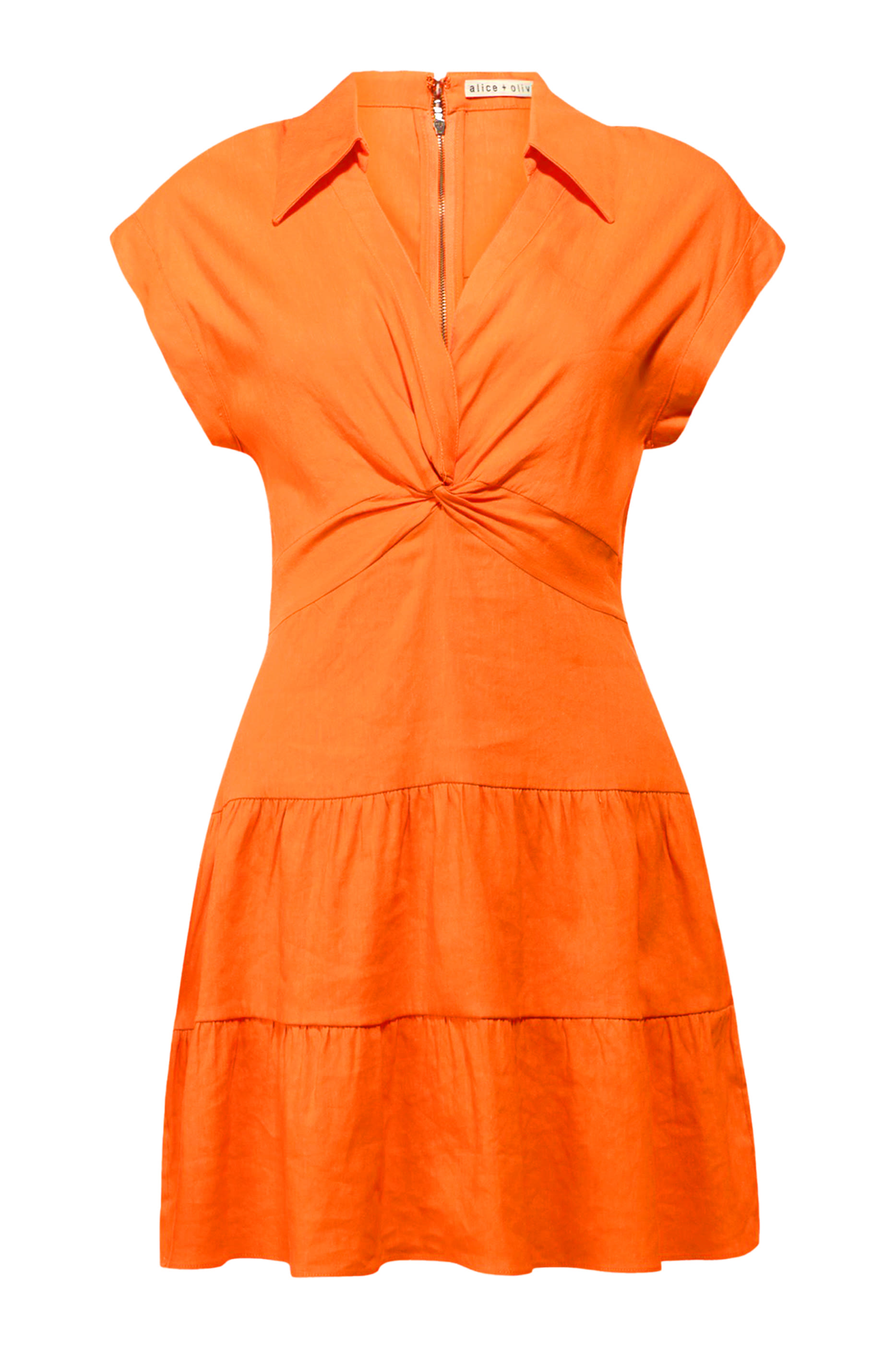 Mila Linen-Blend Mini Dress