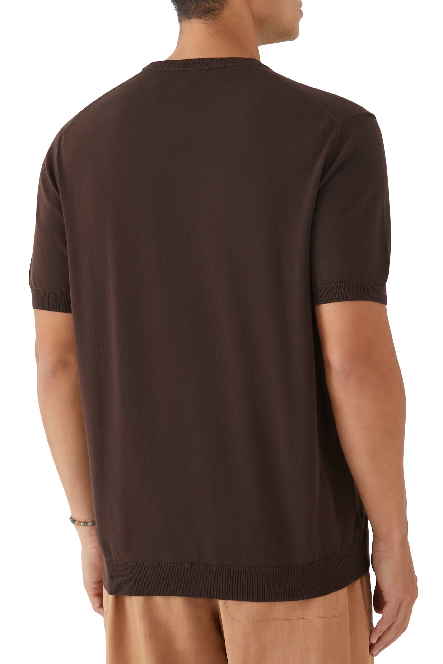 Cotton and Linen T-Shirt