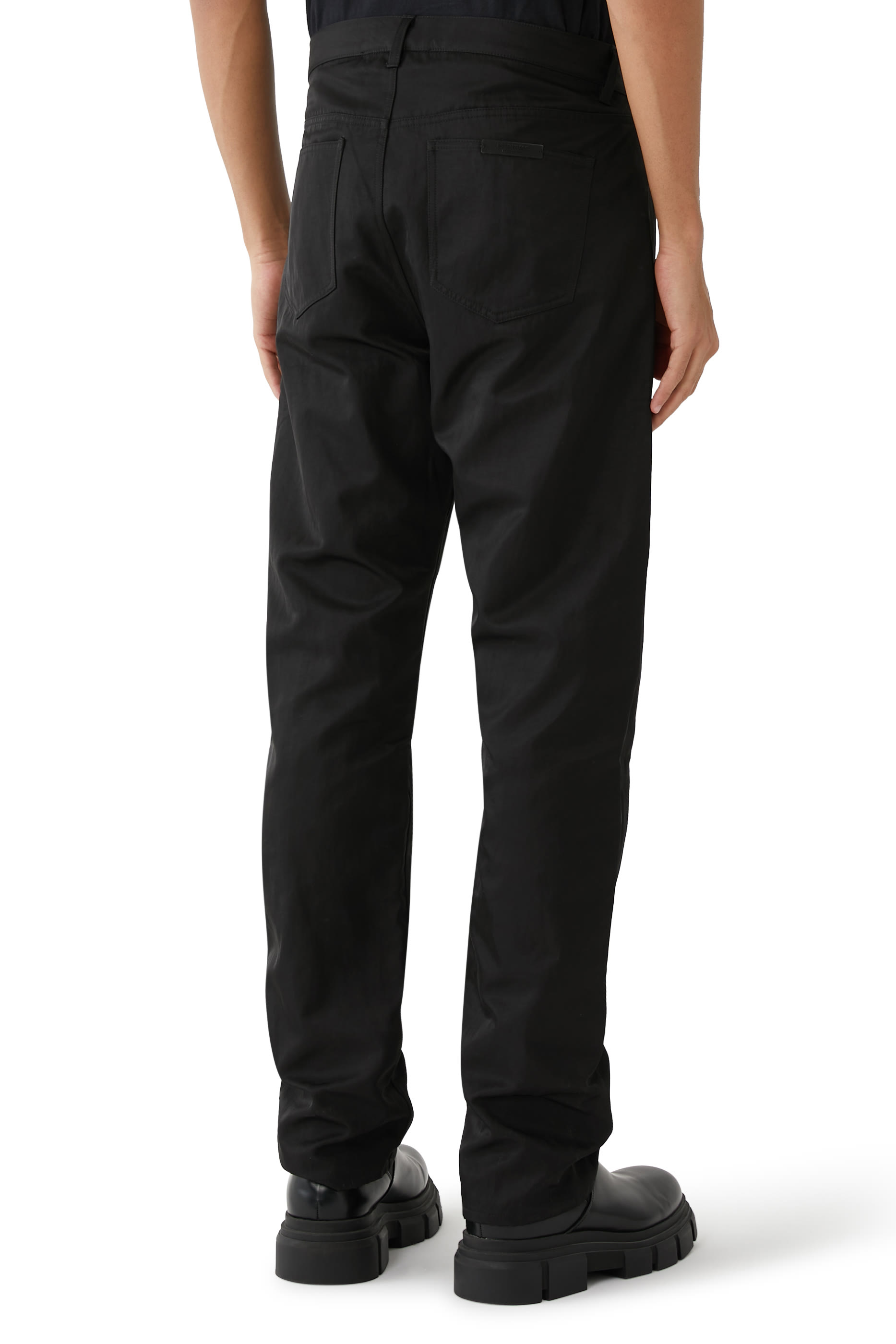 Textured Nylon 5-Pocket Pants
