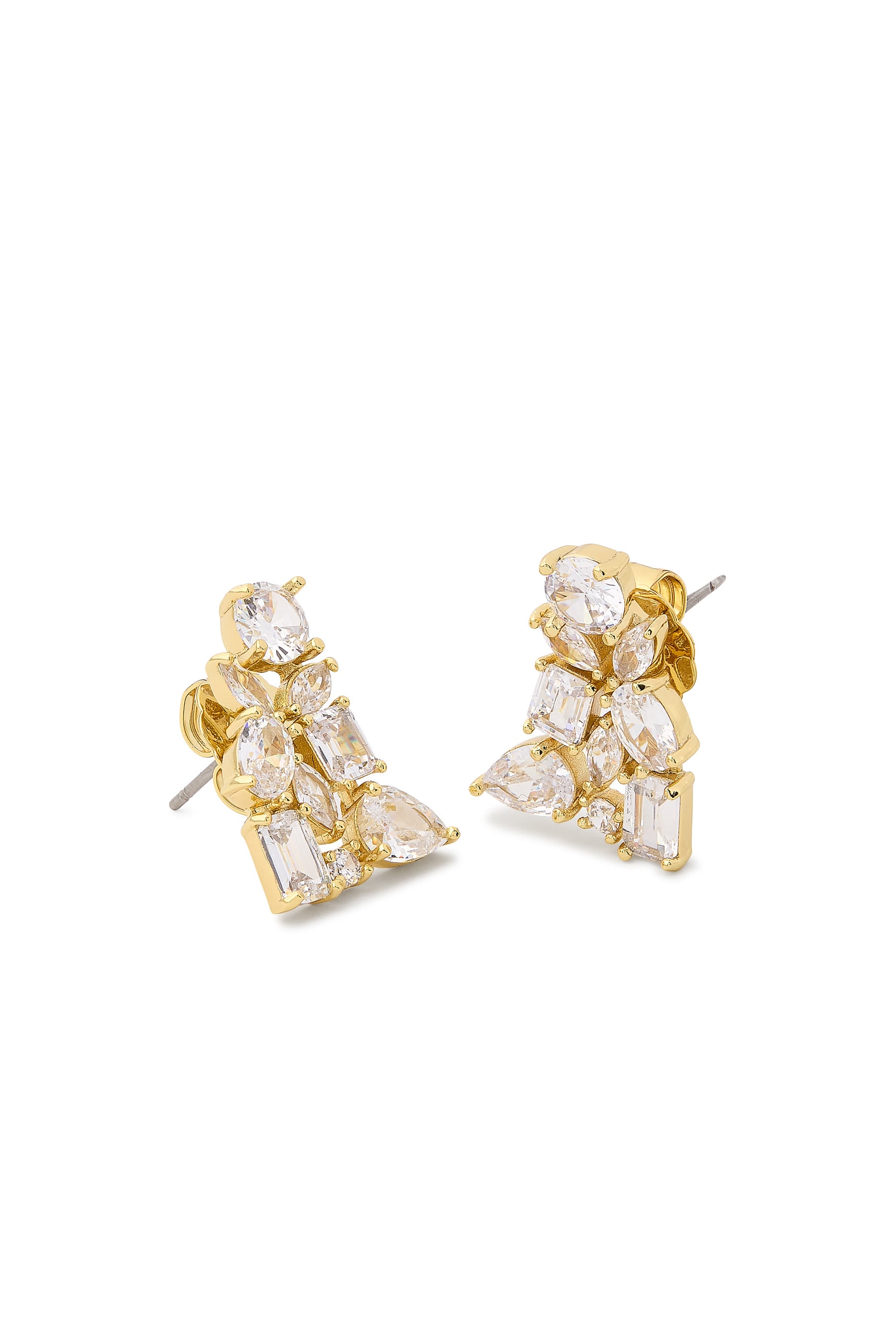 Multi-Shape Cluster Earrings