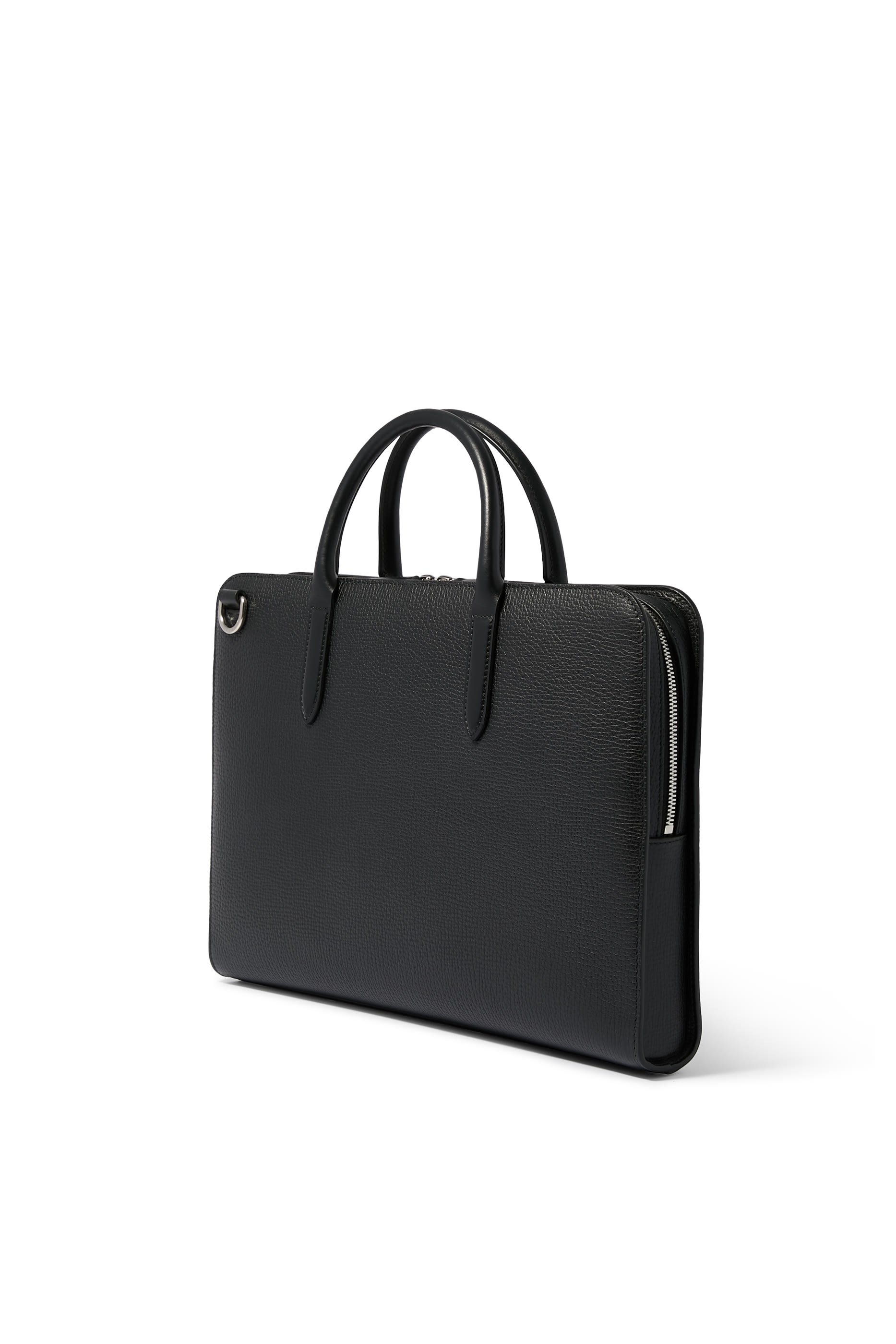 Ultra Slim Briefcase with Zip Front in Ludlow