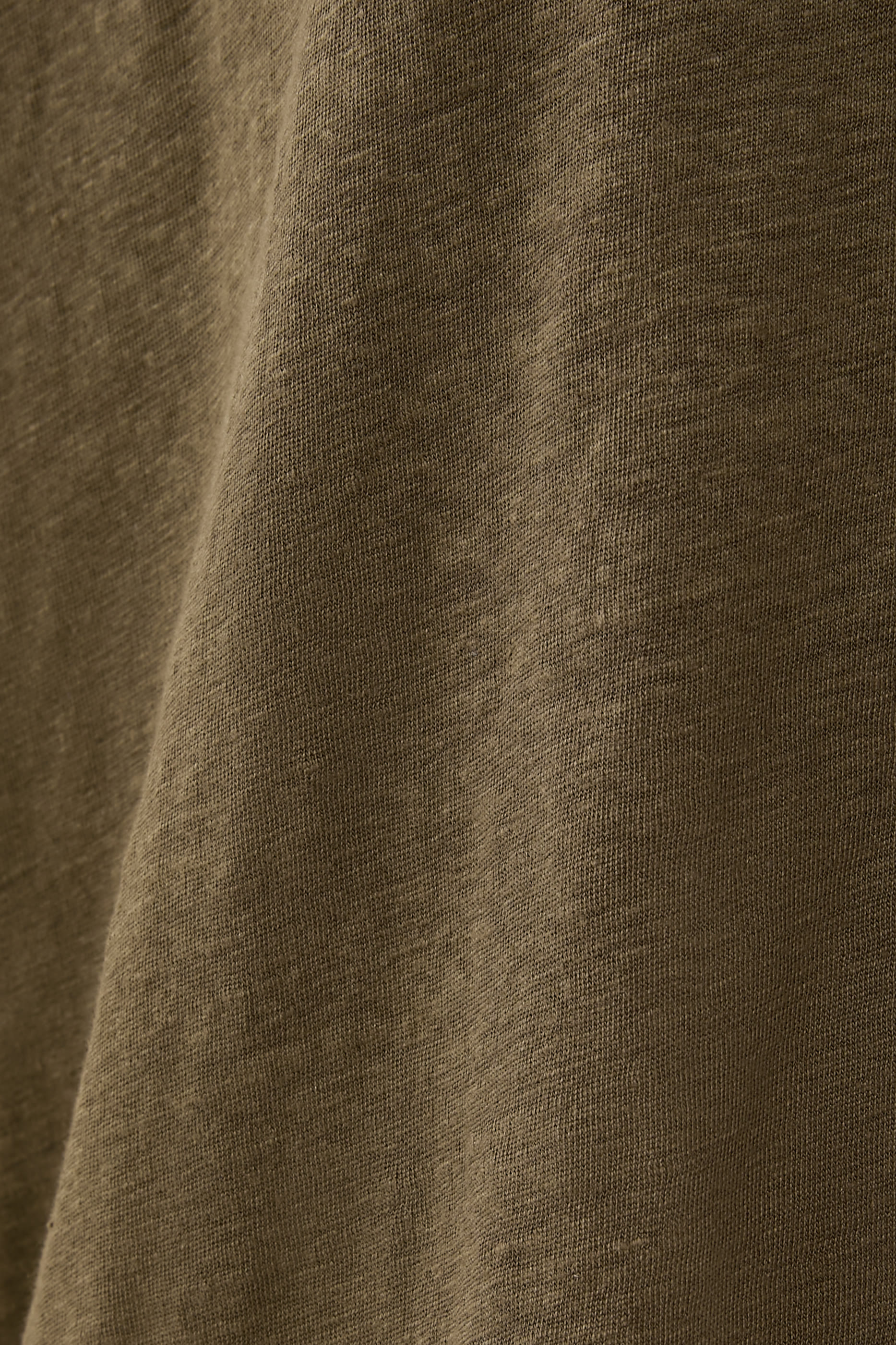 Organic Linen Jersey V-Neck T-Shirt