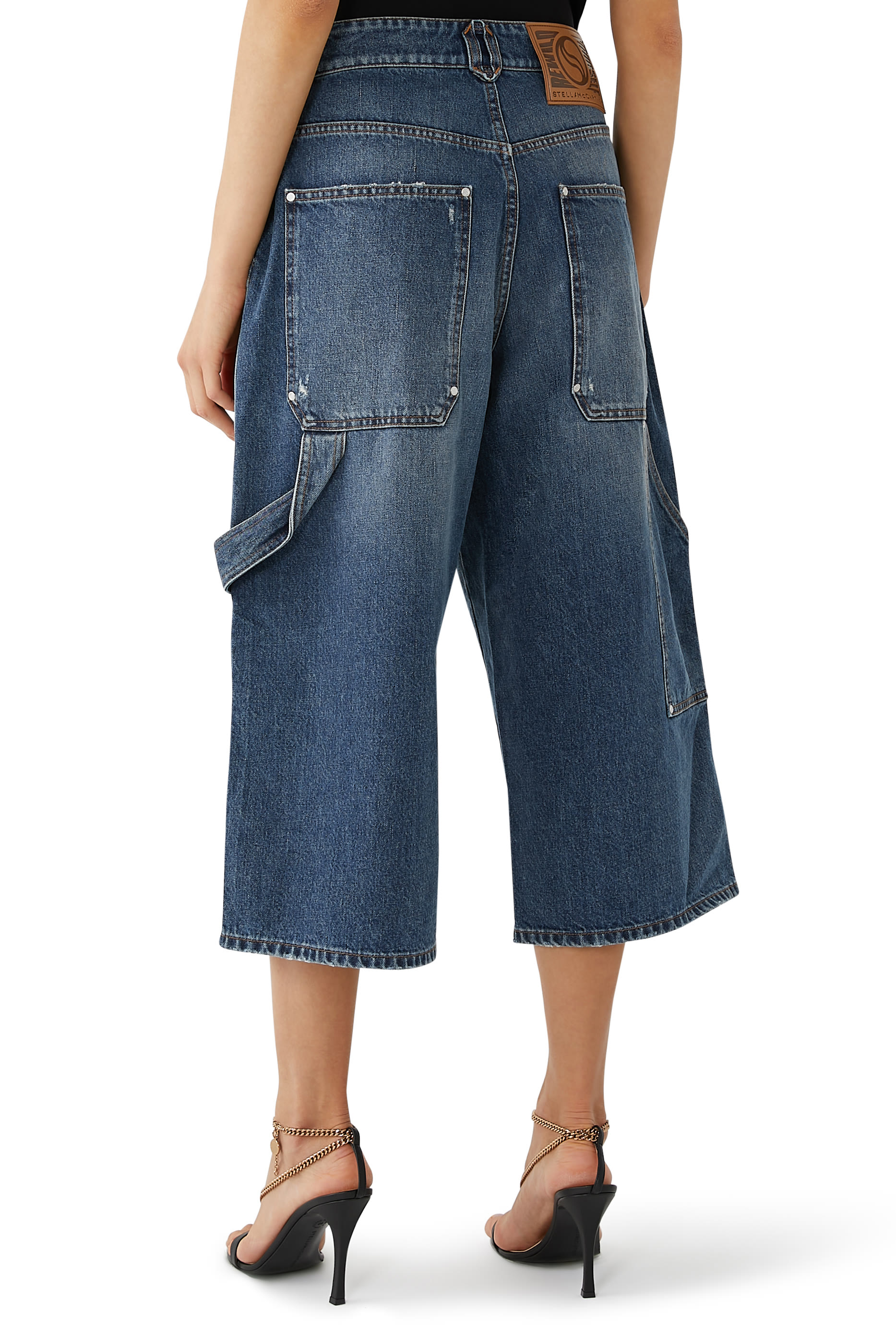 Vintage Workwear Denim Culottes