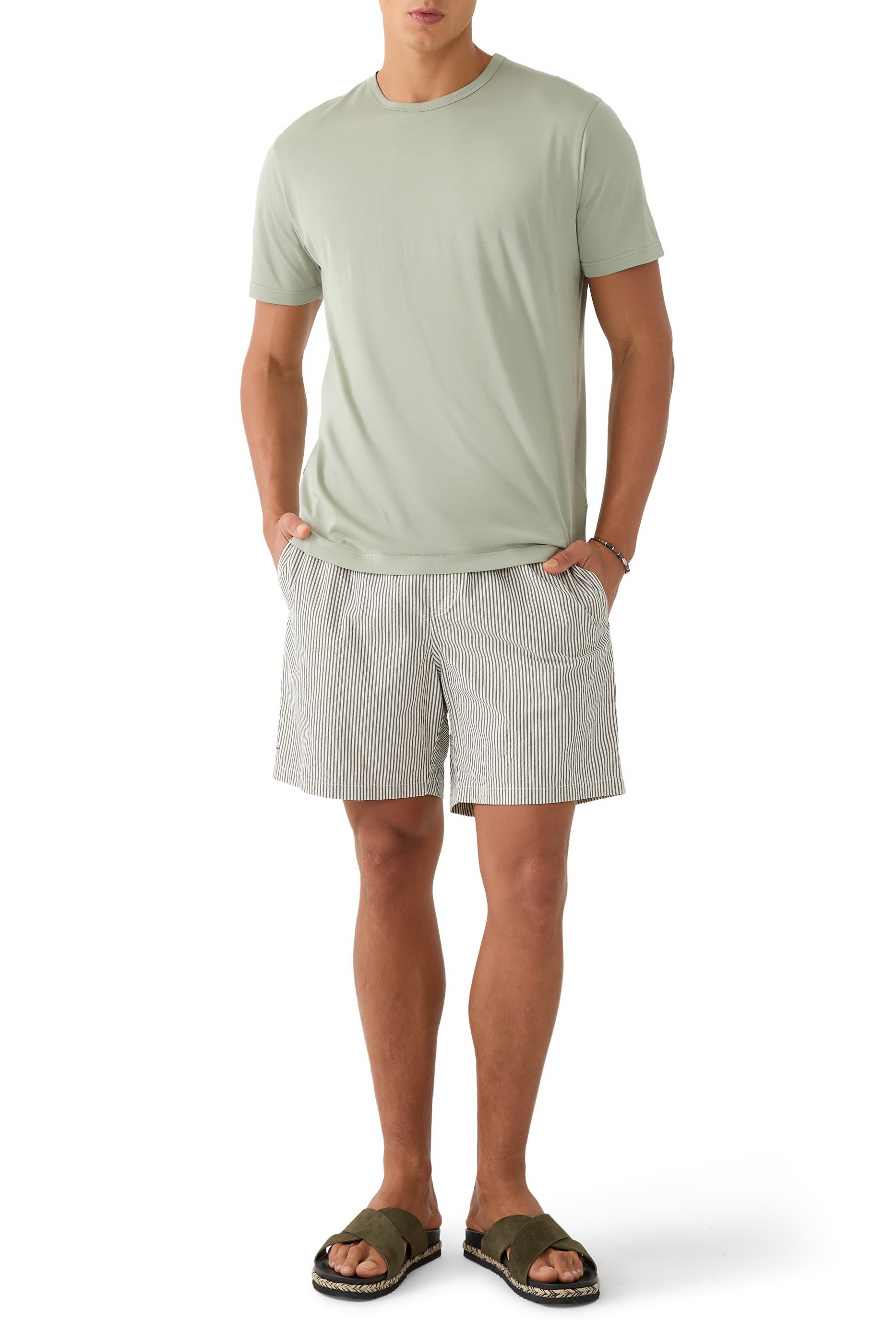 Cotton Drawstring Shorts