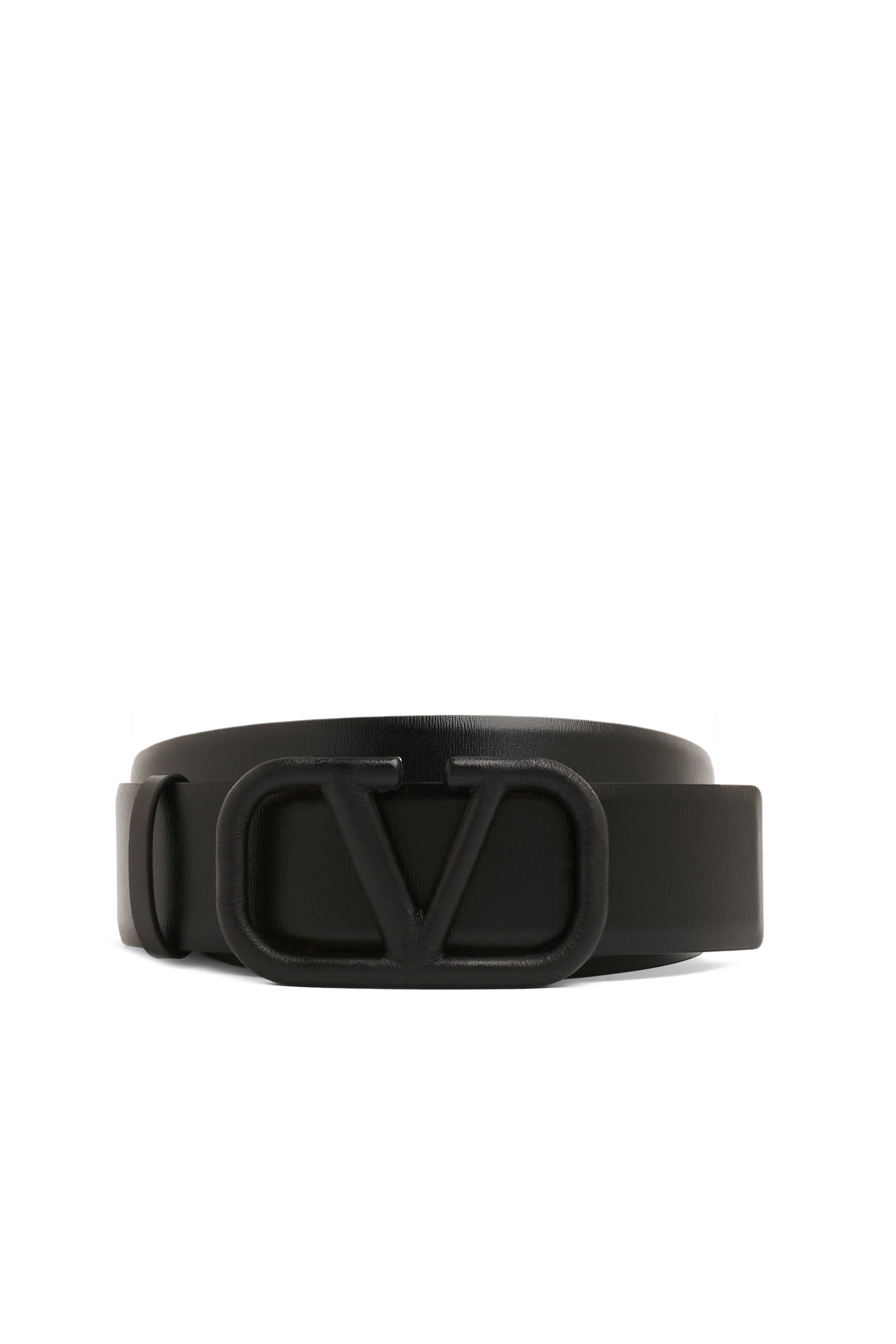 Valentino Garavani VLogo Leather Belt