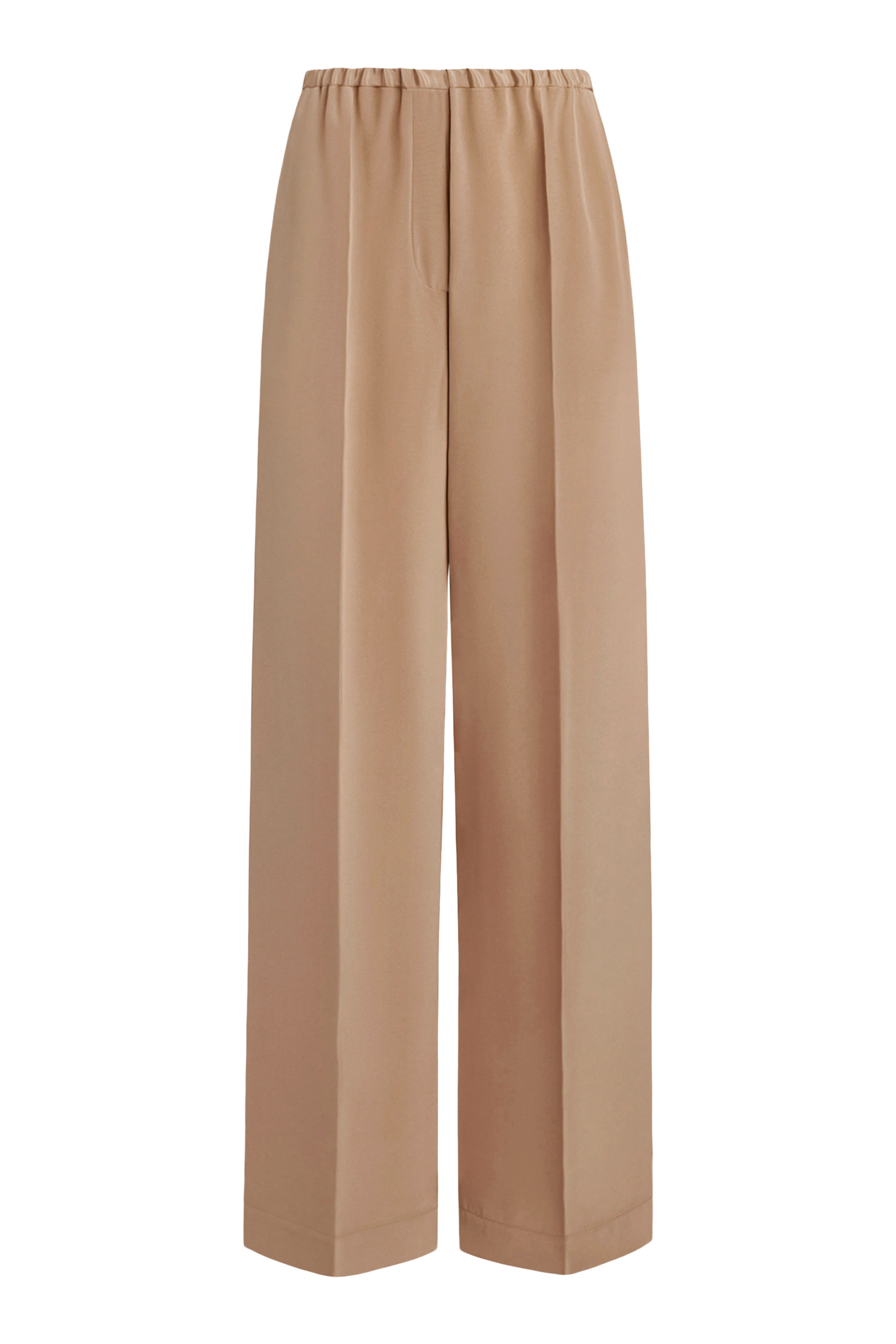  Relaxed Mulberry Silk Trousers 
