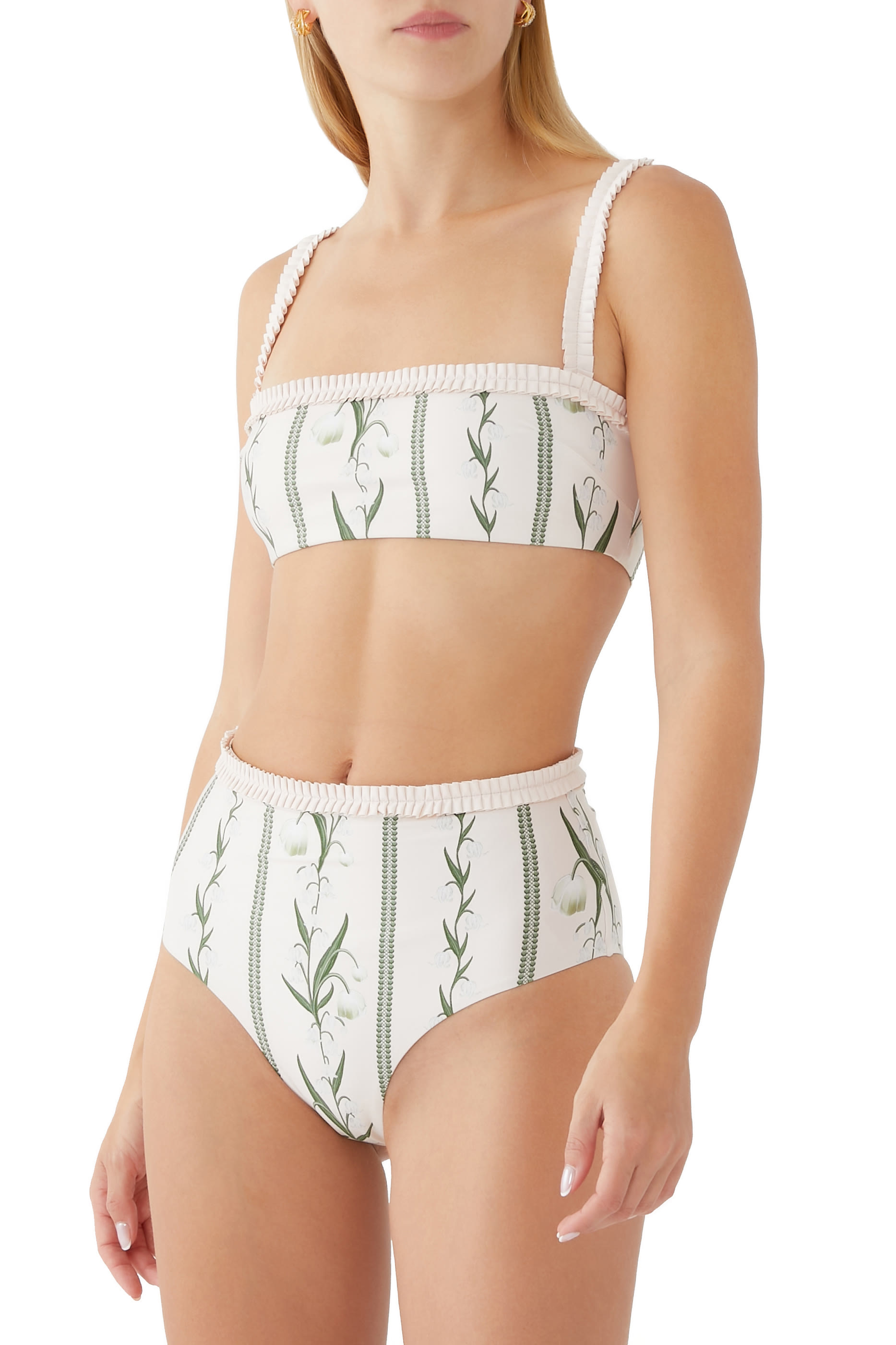 Nopal Perla Embroidered Bikini Bottoms
