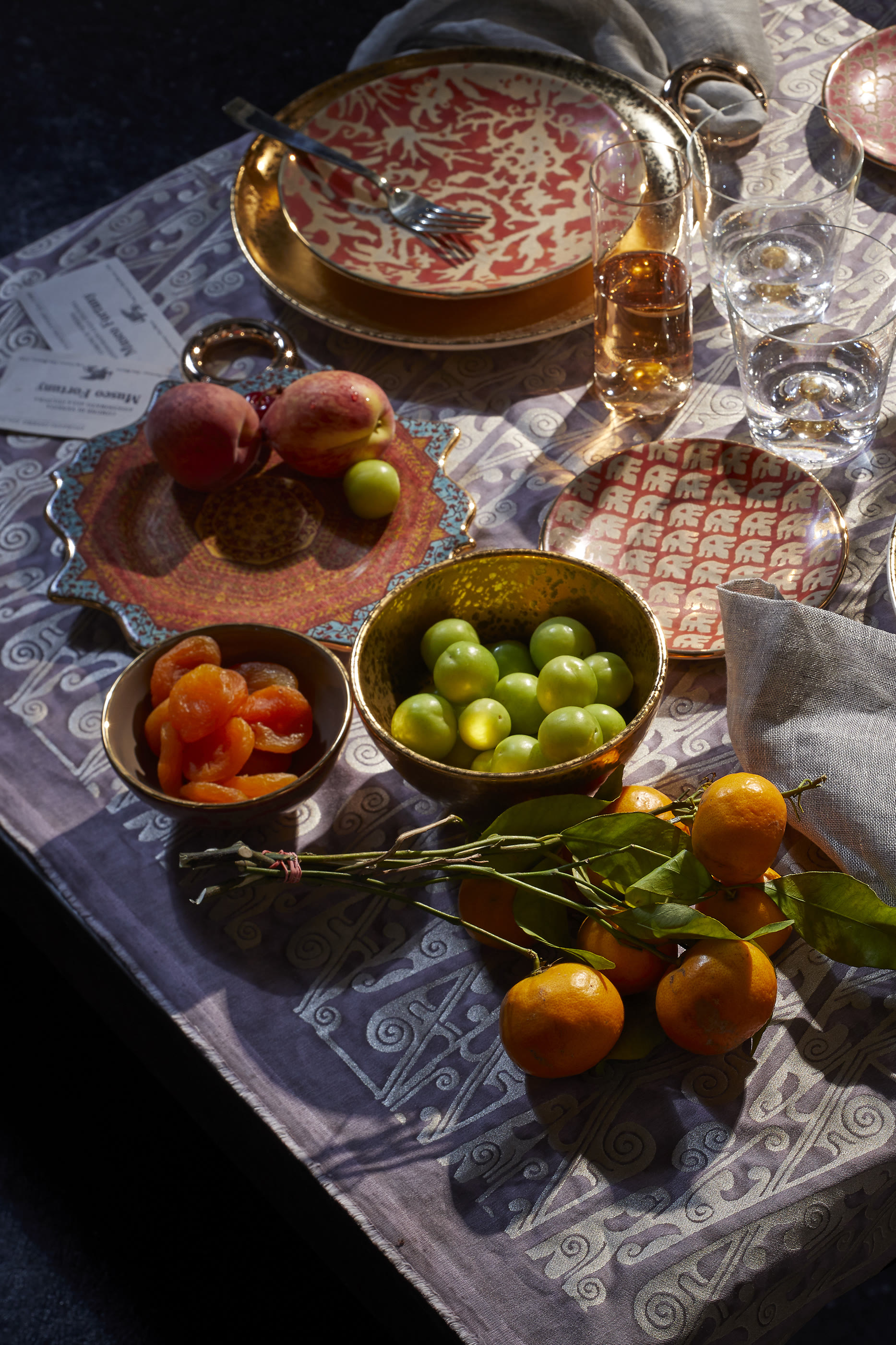 Fortuny Assorted Dessert Plates Set of Four