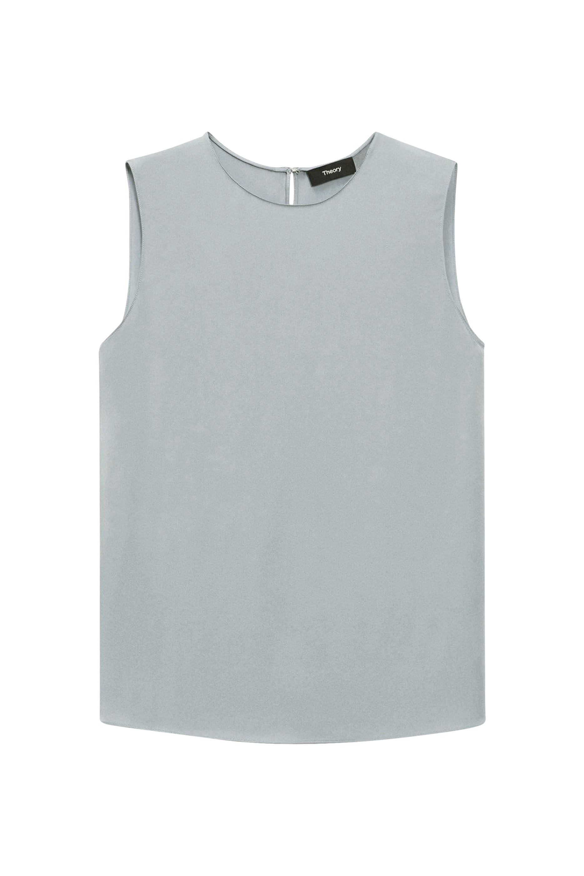 Shell Top in Silk Georgette