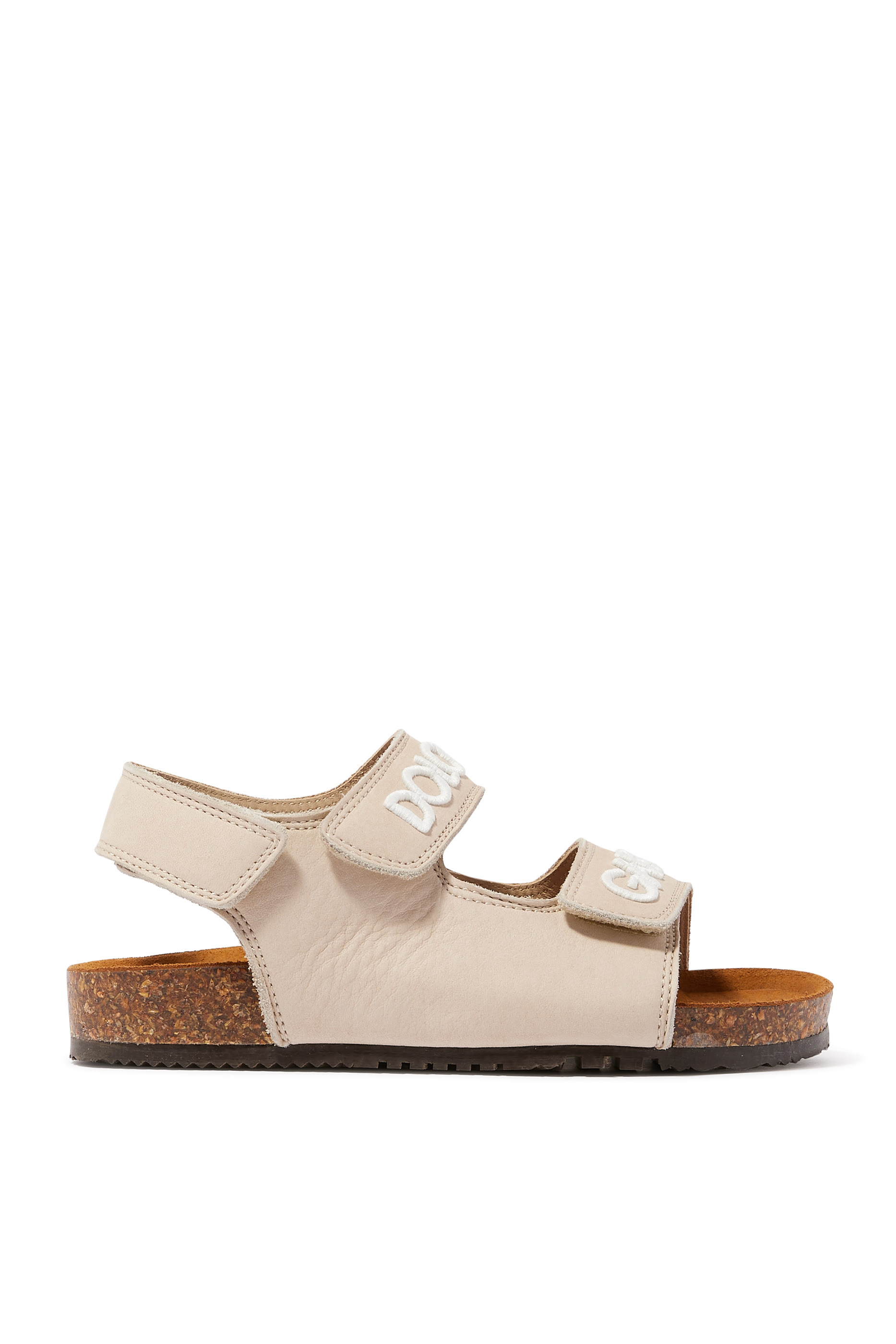 Logo Leather Sandals