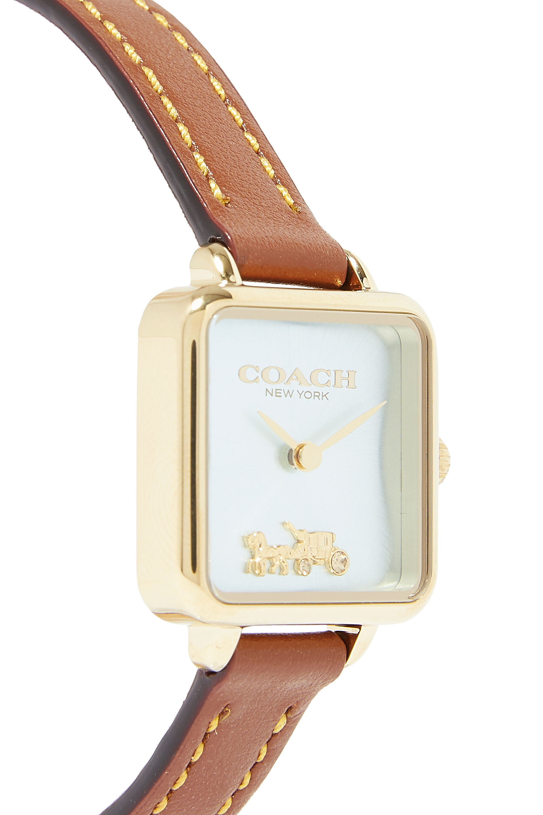 Cass 22mm Leather Strap Watch