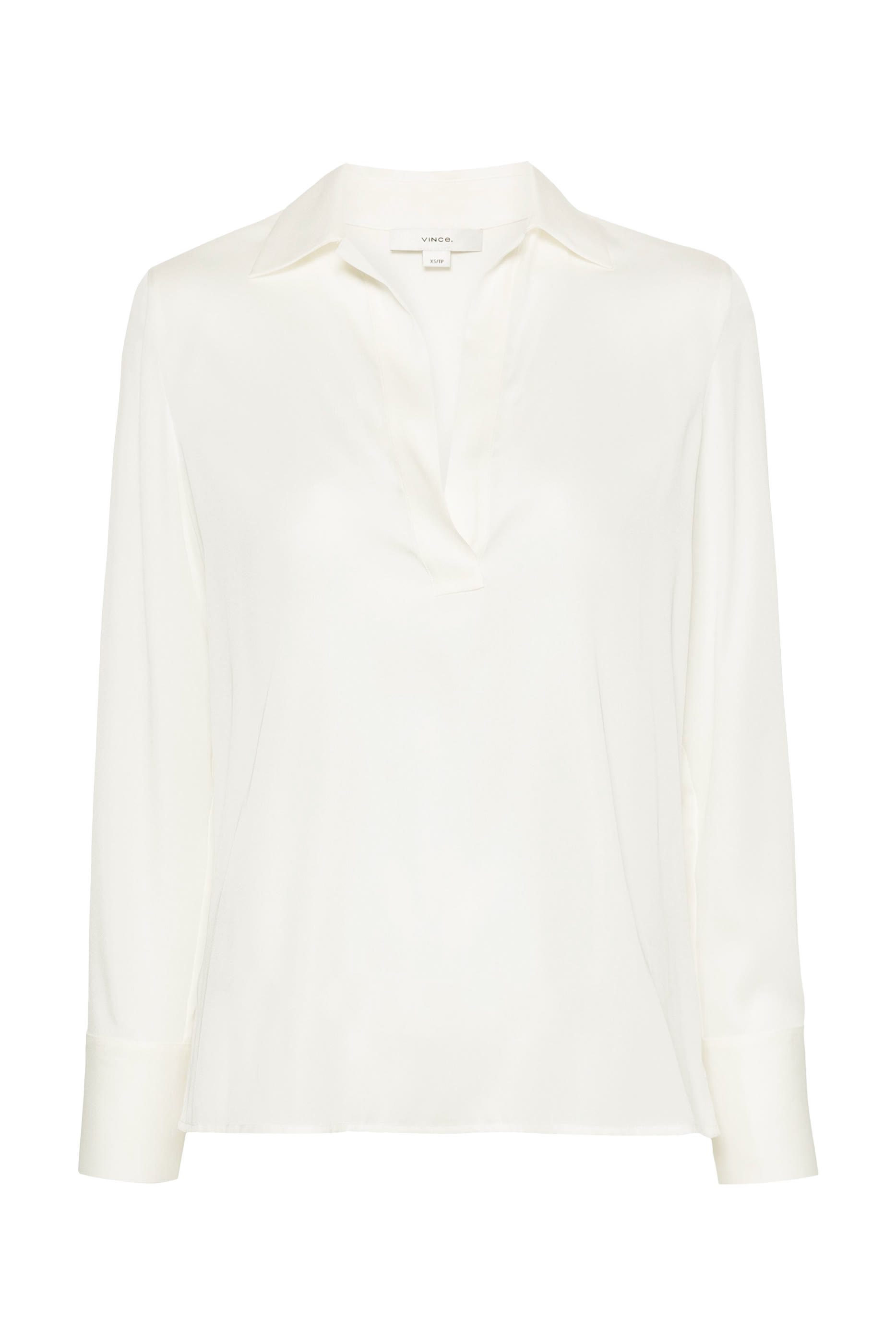 Pullover Long Sleeves Silk Blouse