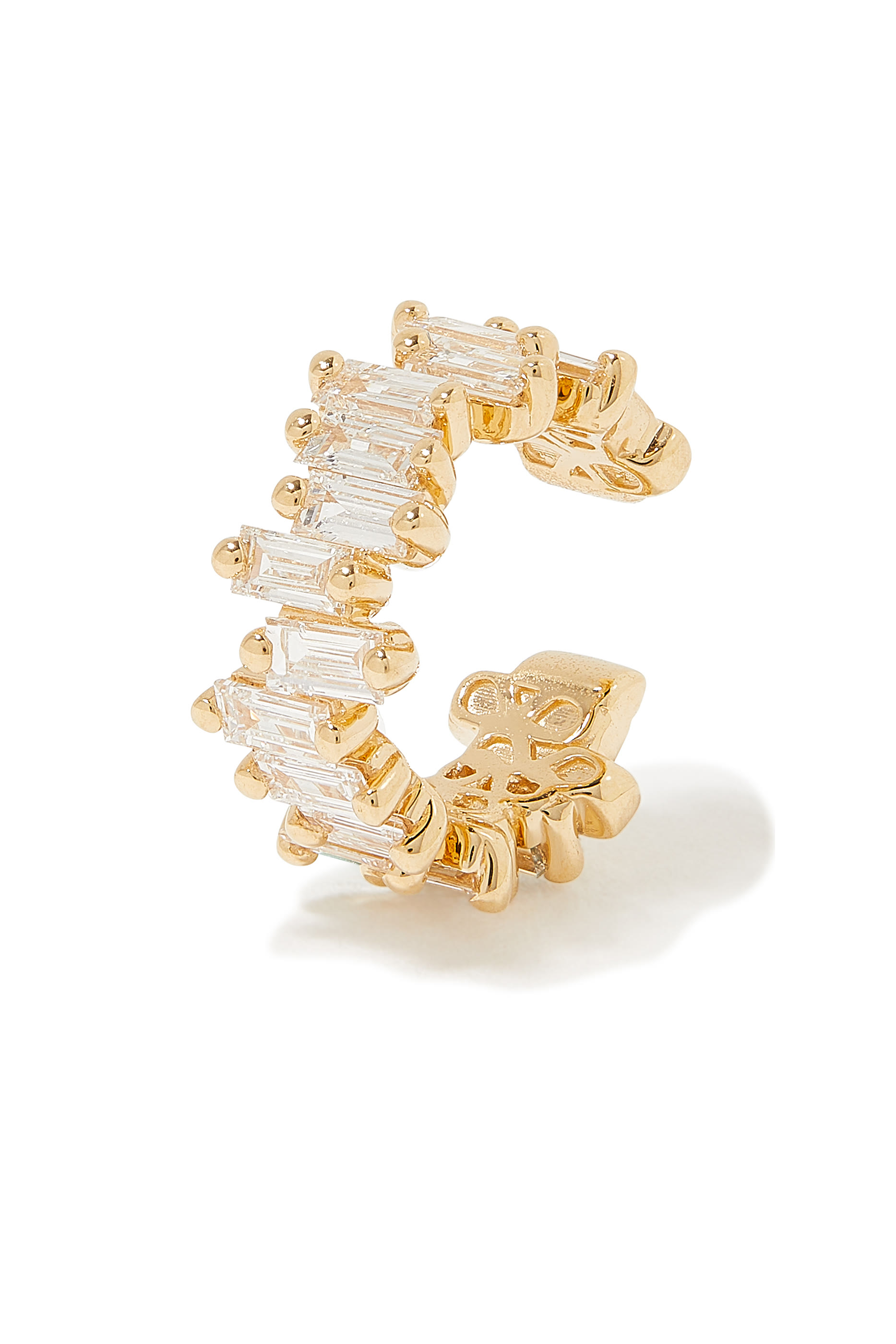 Ear Cuff, 18K White Gold & Diamonds