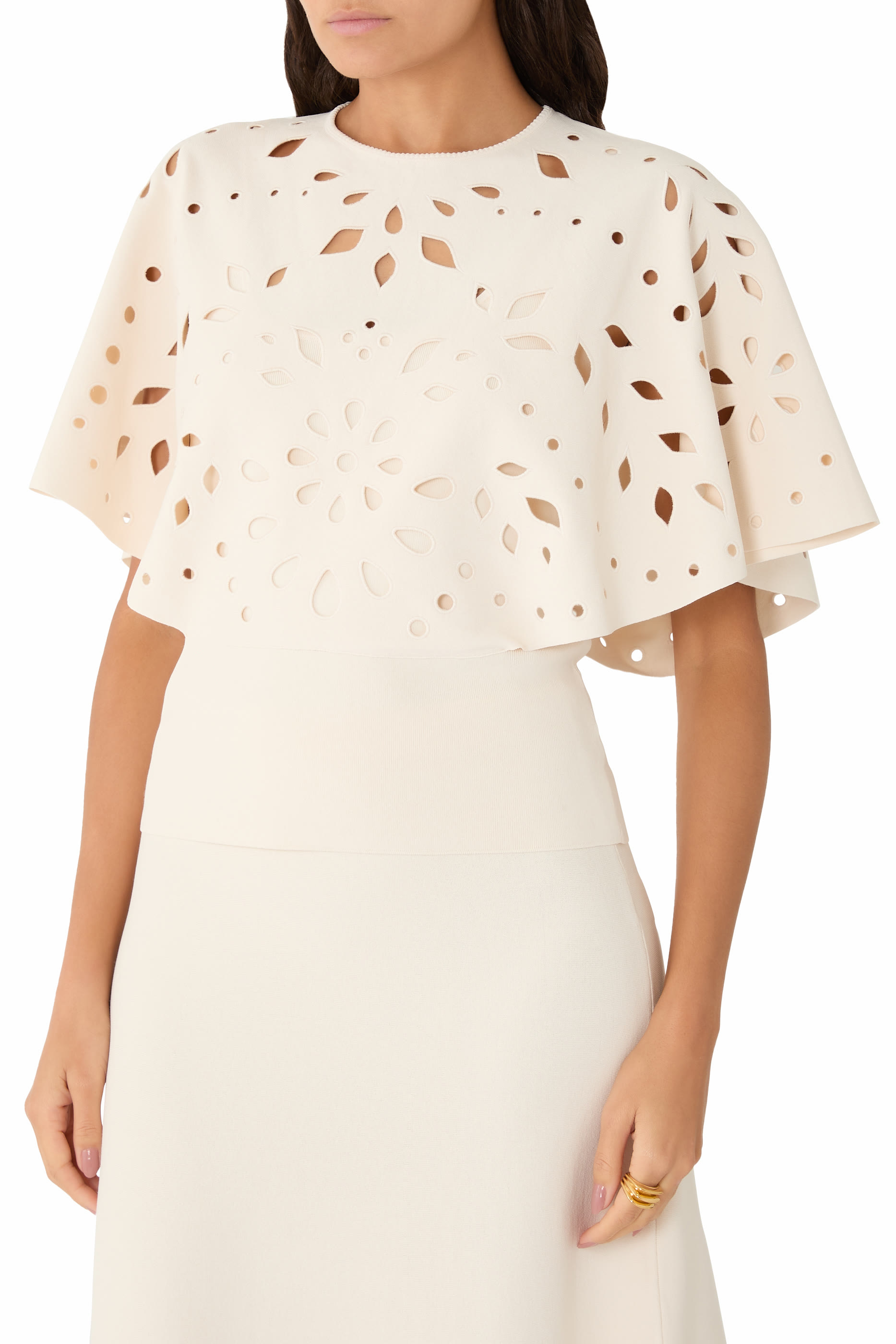  Josie Cape Sleeve Knit Top 