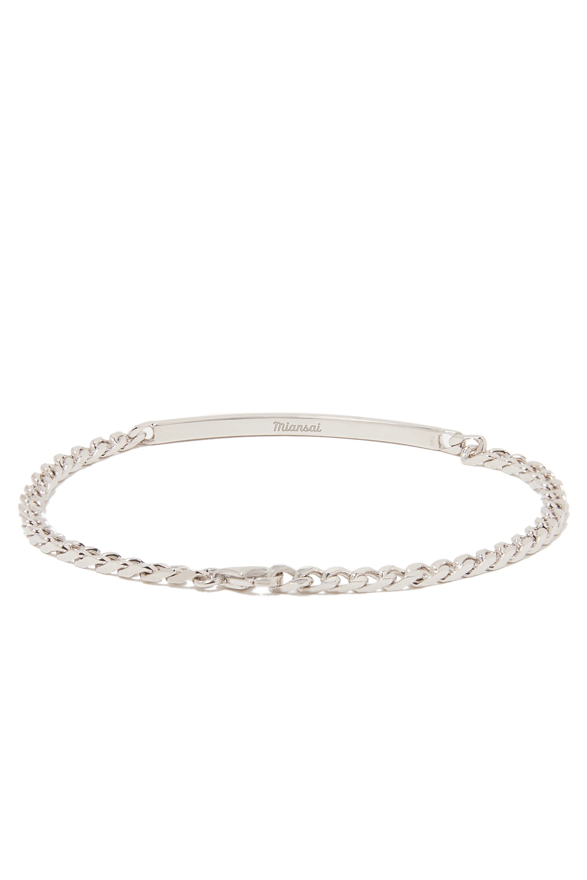 ID Chain Silver Bracelet