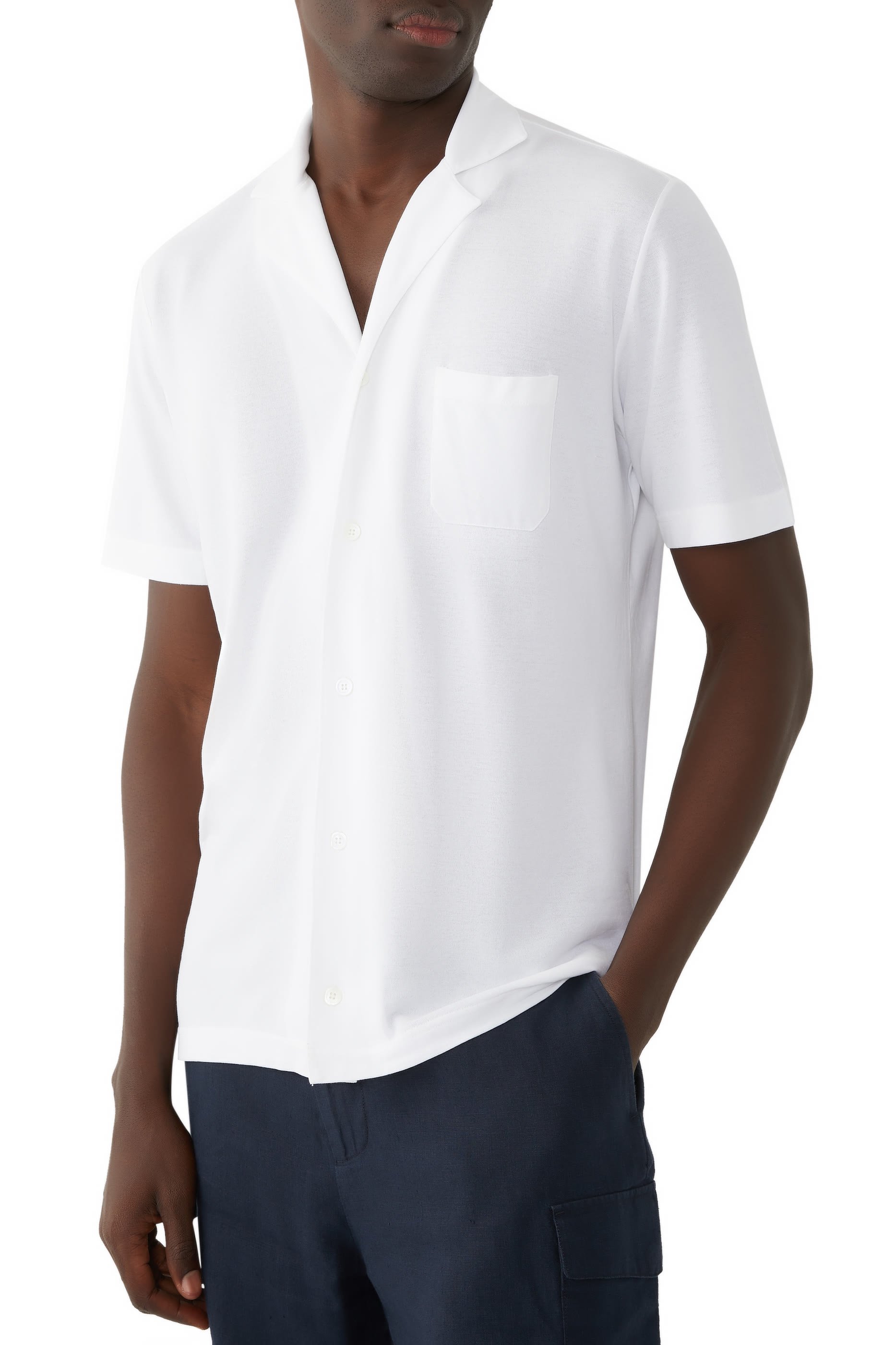 Slim-Fit Oragnic IceCotton Polo Shirt