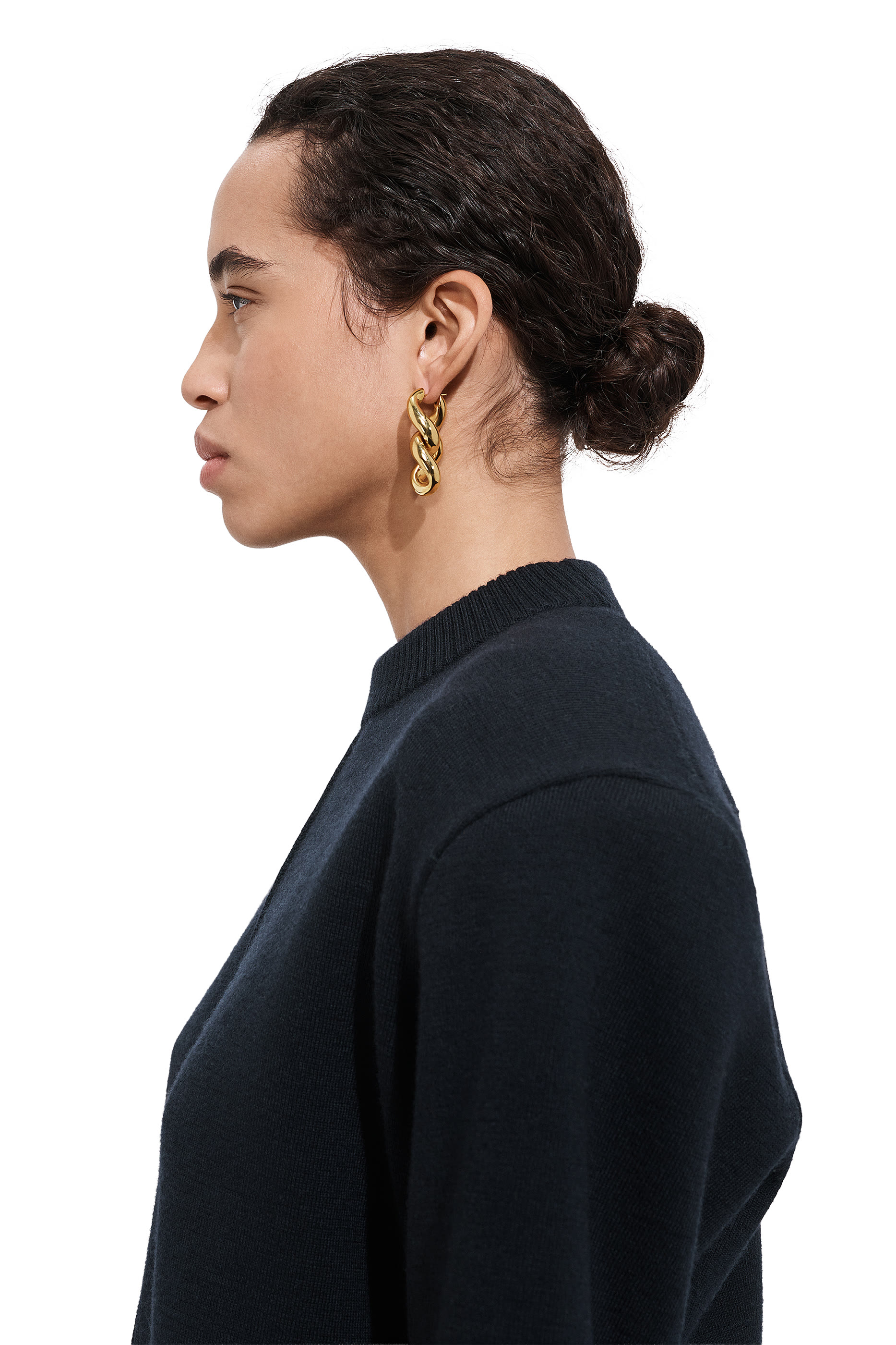 Prisma Earrings, 18K Gold-Finish Sterling Silver