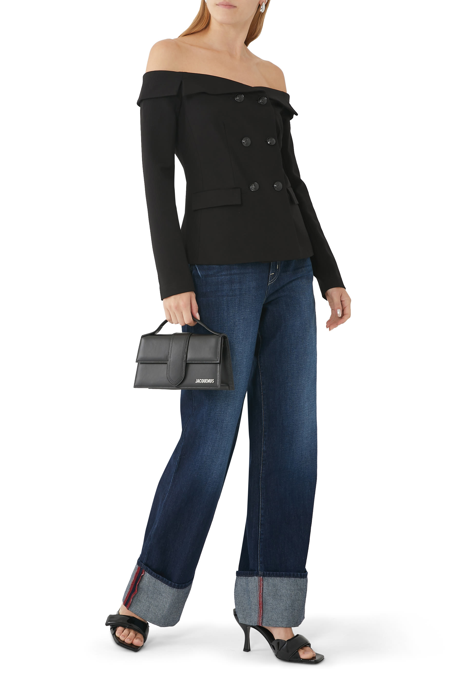 Stephan Off Shoulder Blazer