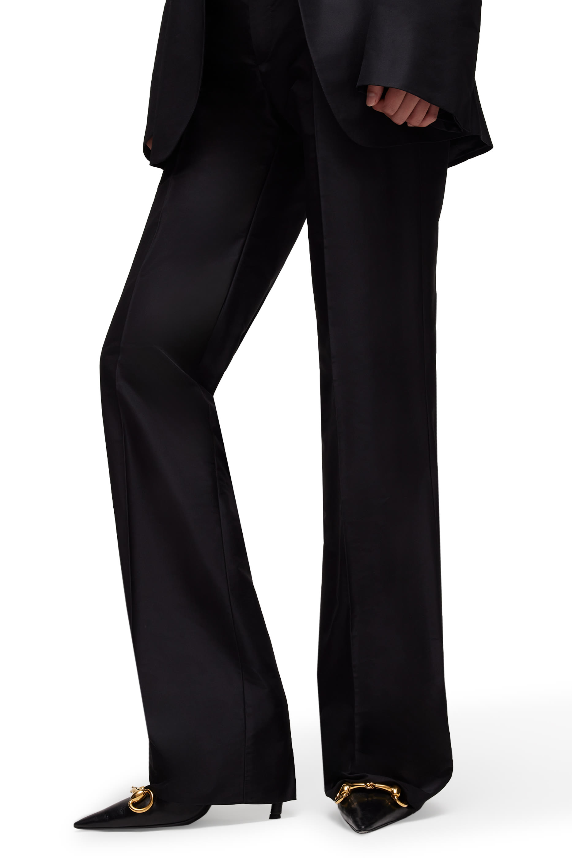 Fine Silk Faille Pants