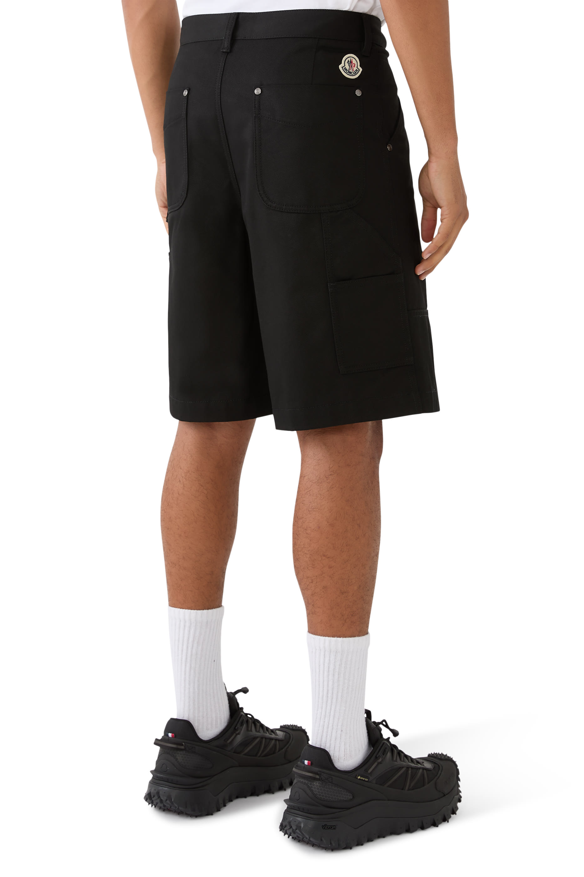Logo Cotton Bermuda Shorts
