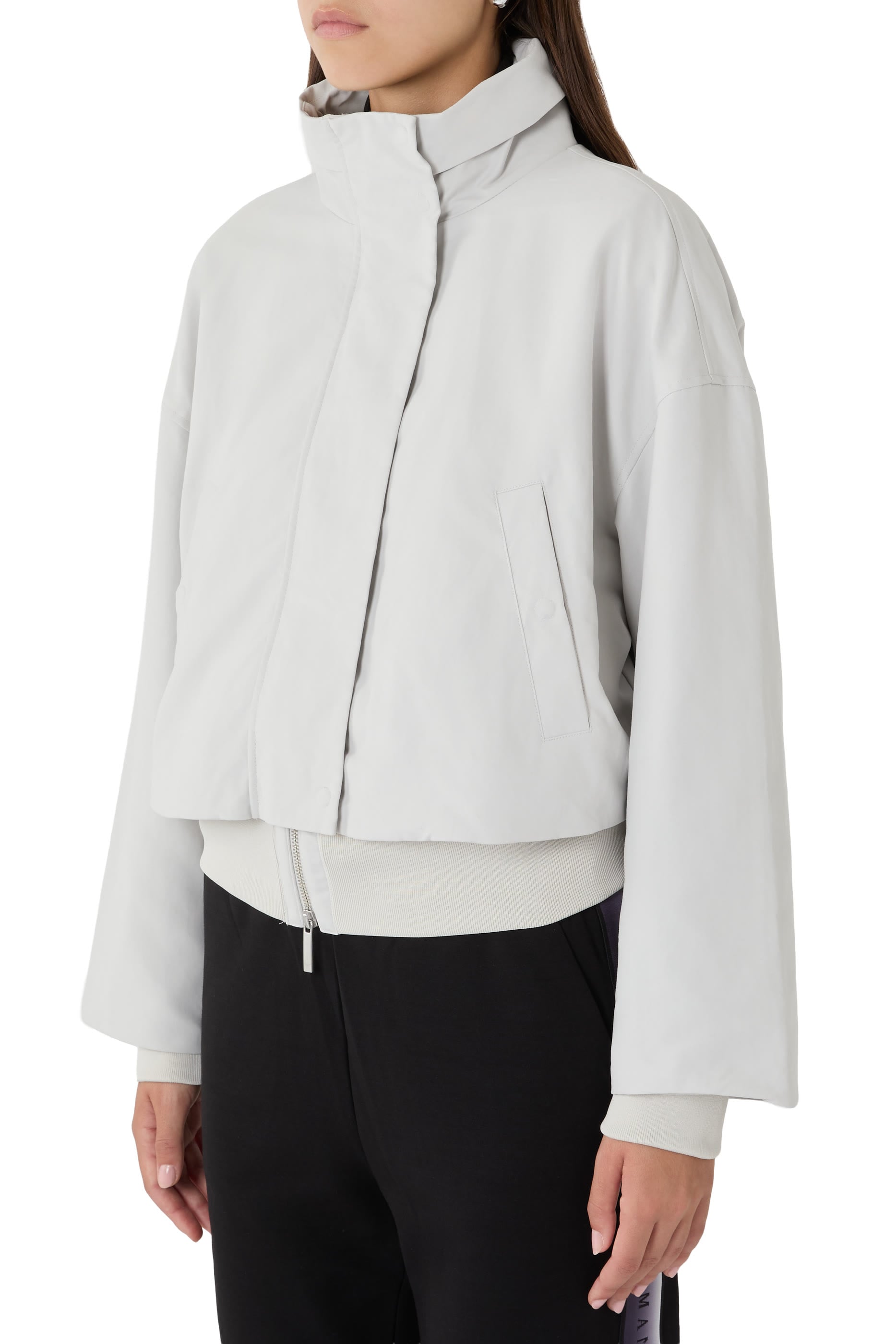Zip-Up Blouson Jacket